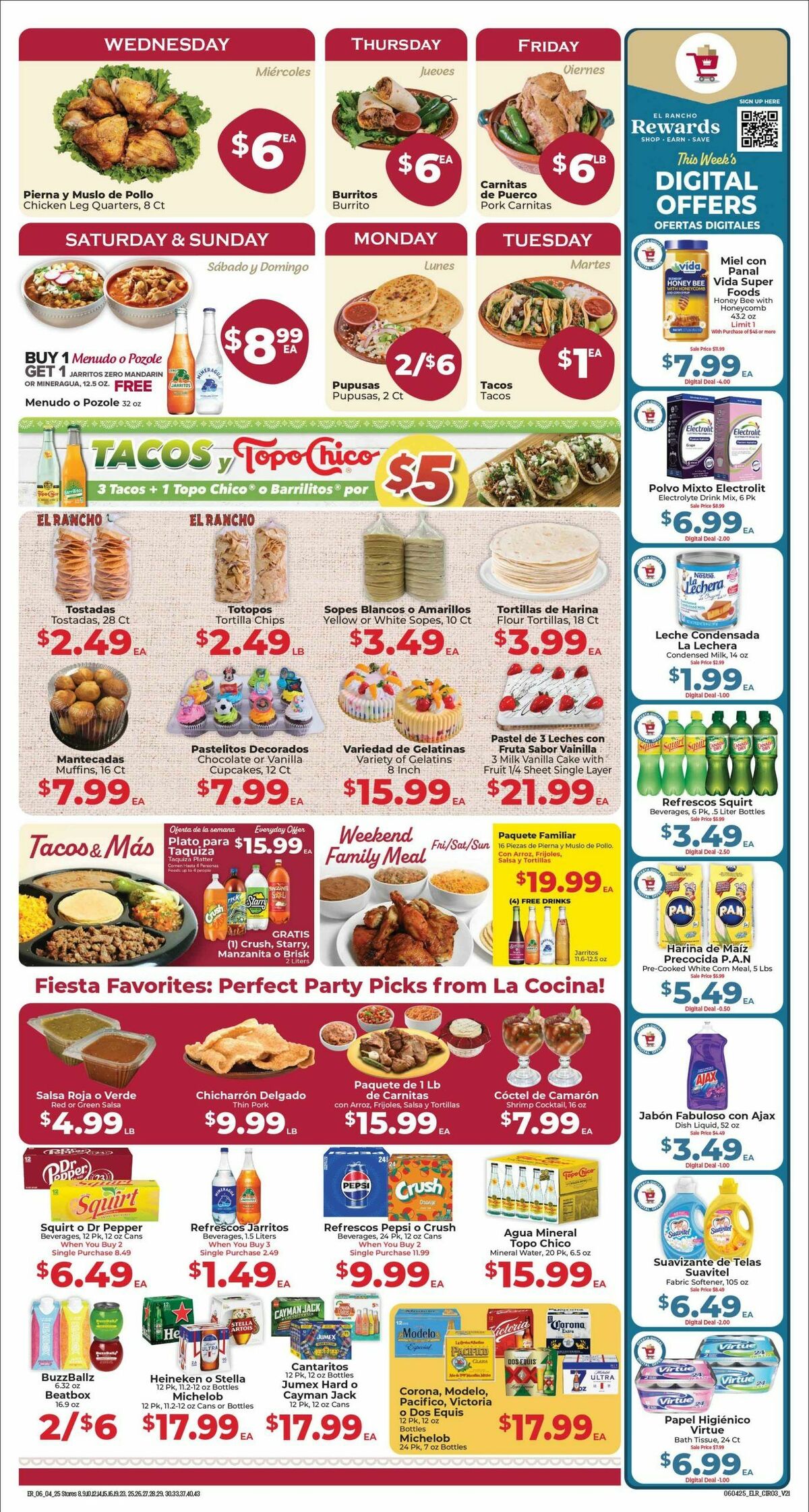 El Rancho Weekly Ad from June 4