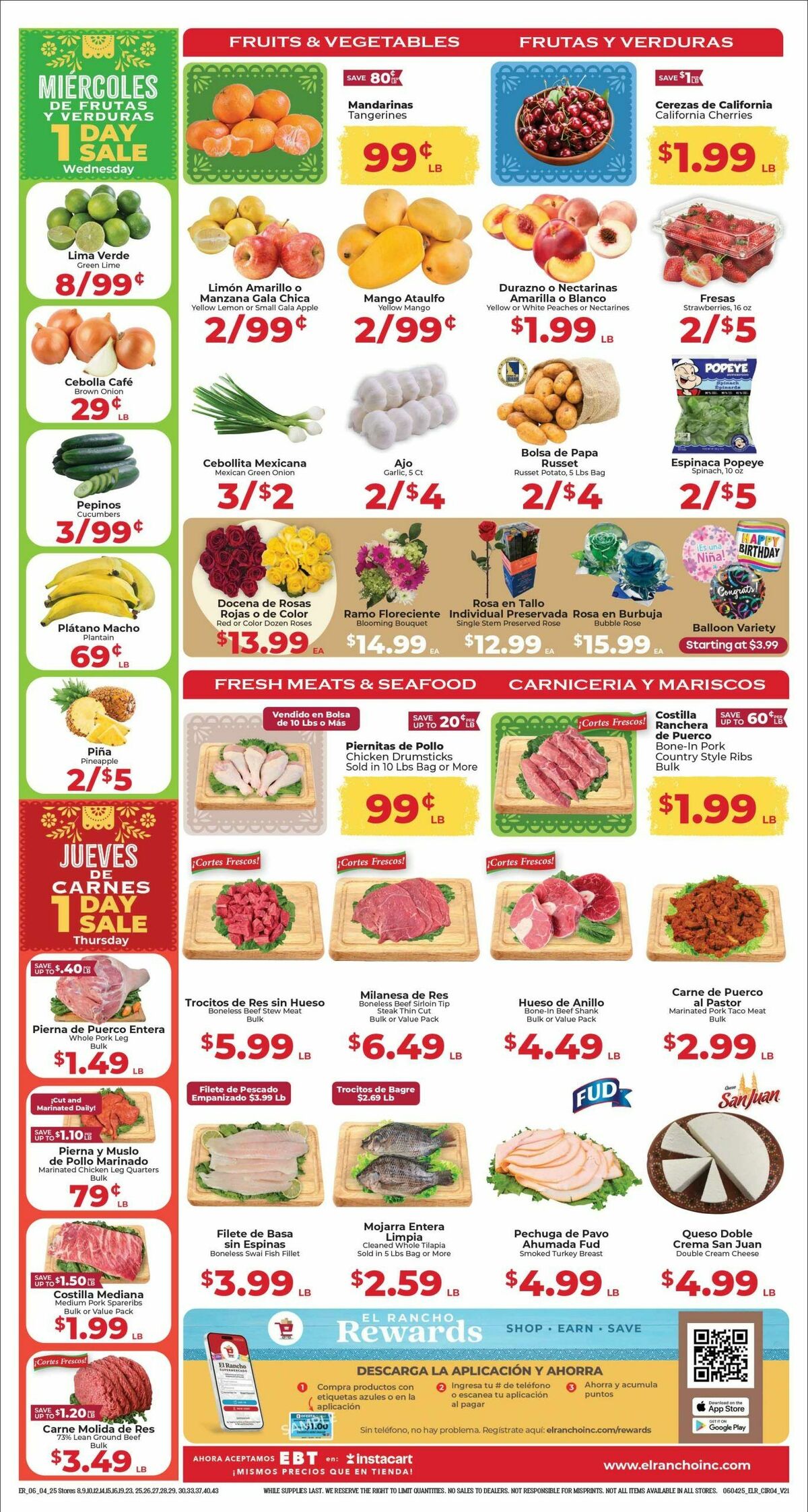 El Rancho Weekly Ad from June 4