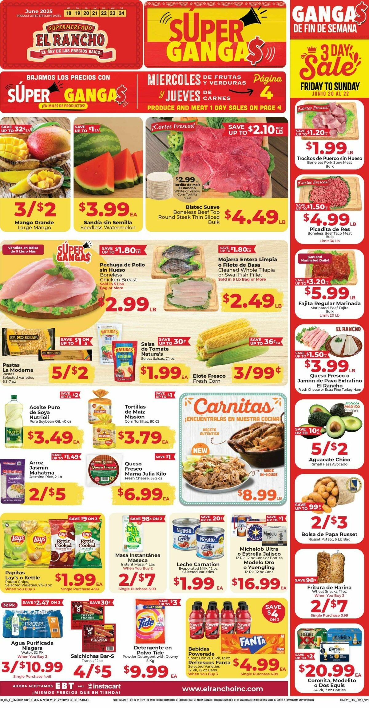 El Rancho Weekly Ad from June 18