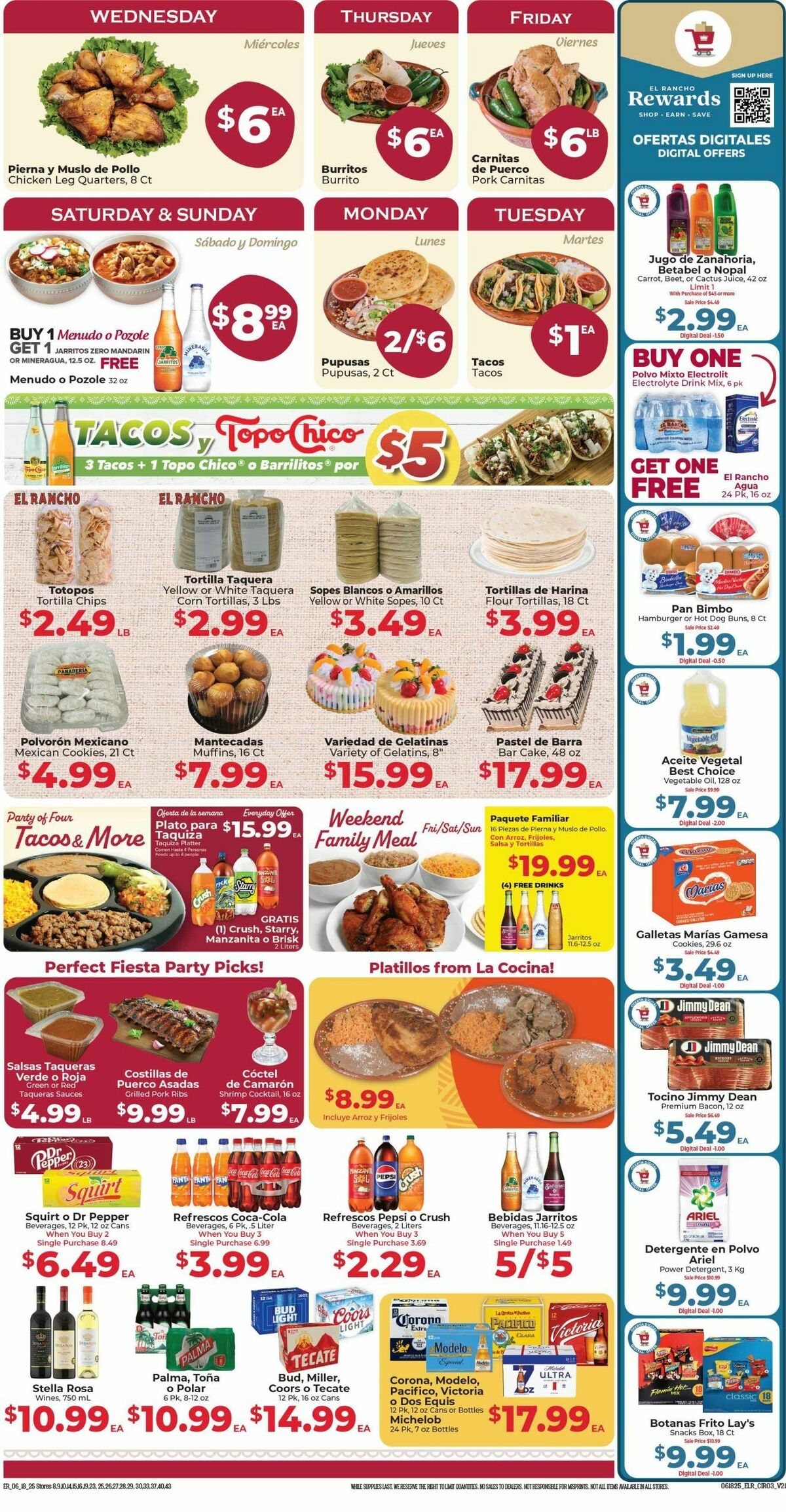 El Rancho Weekly Ad from June 18