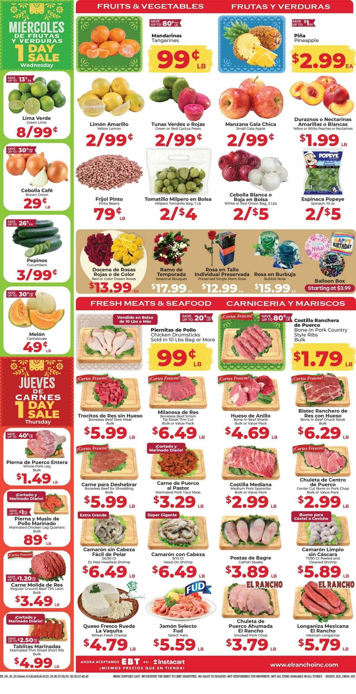 El Rancho Weekly Ad from June 18