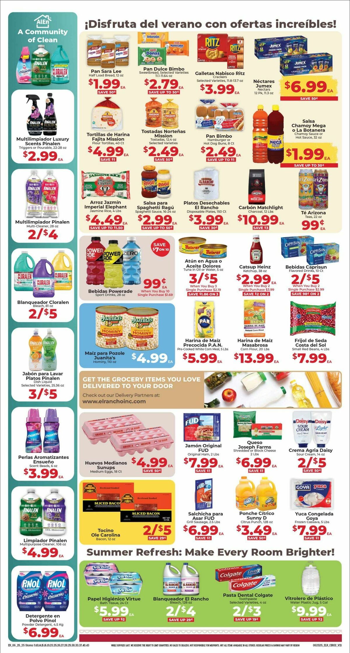 El Rancho Weekly Ad from June 25