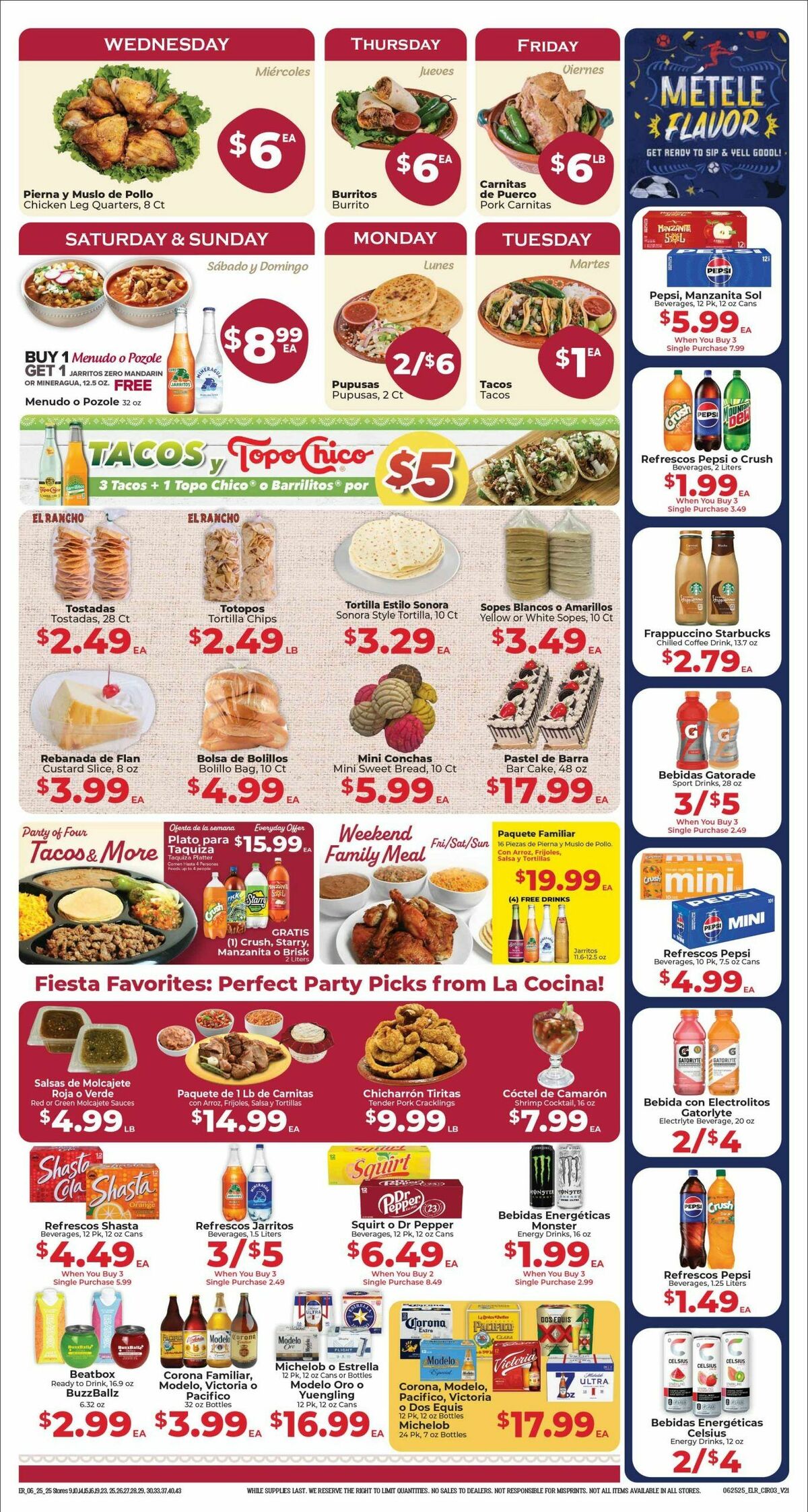 El Rancho Weekly Ad from June 25