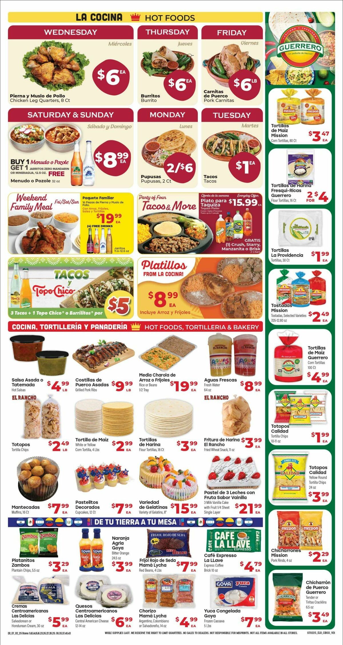El Rancho Weekly Ad from July 2