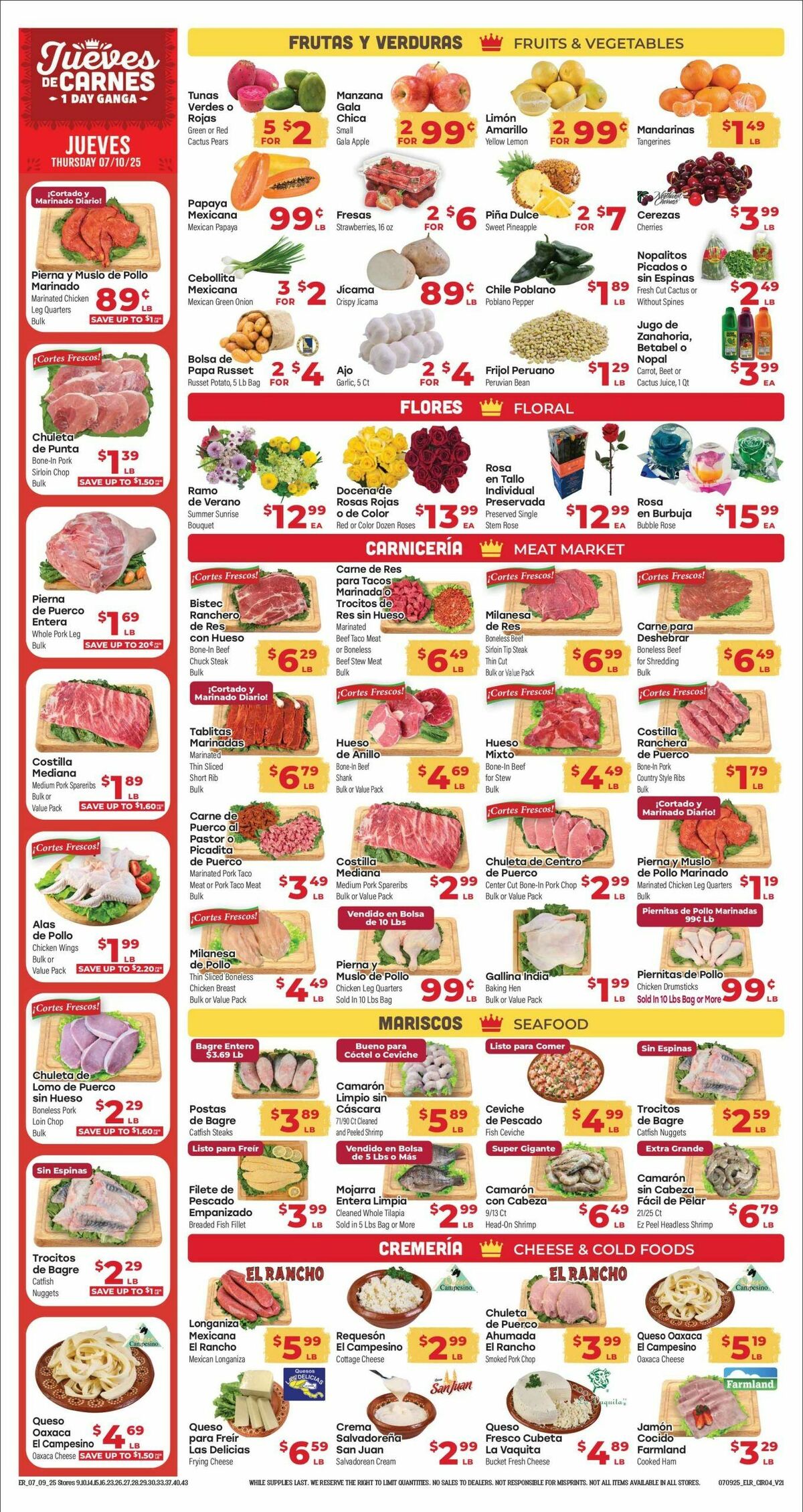 El Rancho Weekly Ad from July 9
