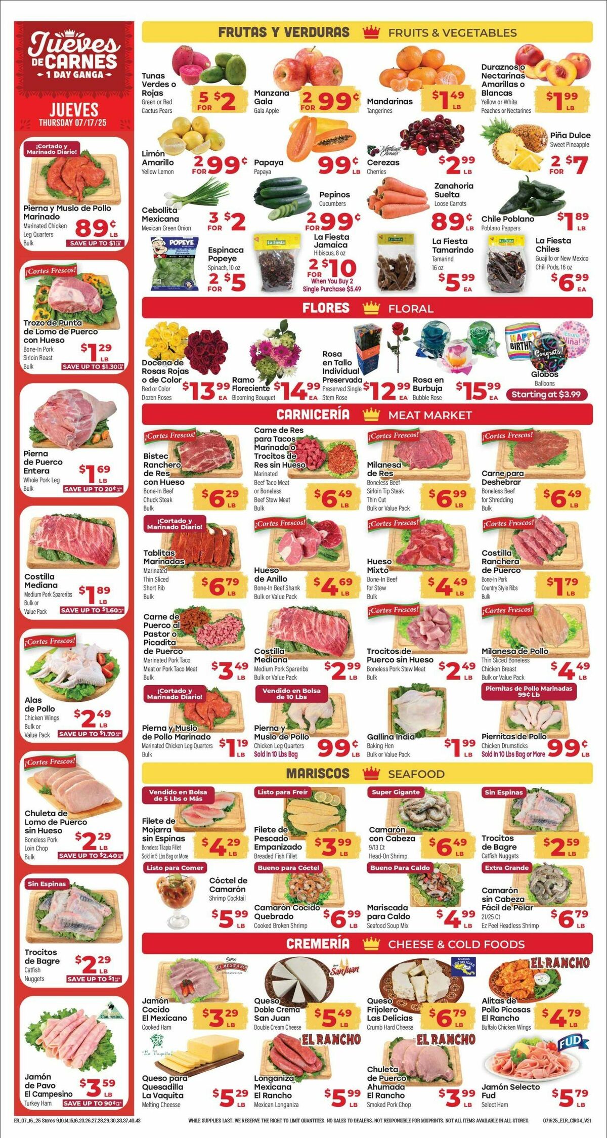 El Rancho Weekly Ad from July 16
