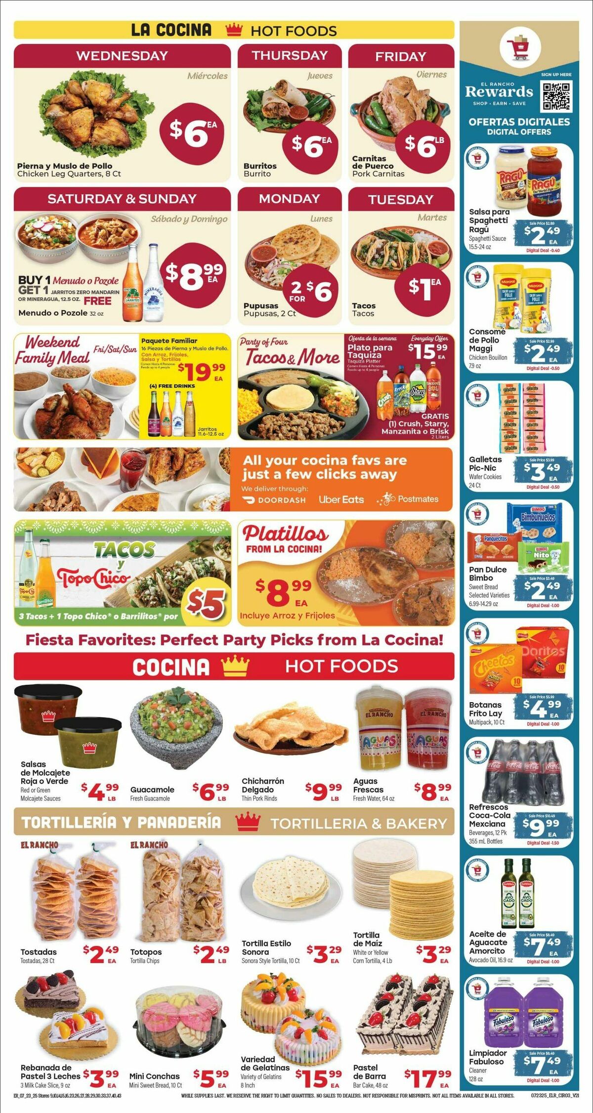 El Rancho Weekly Ad from July 23