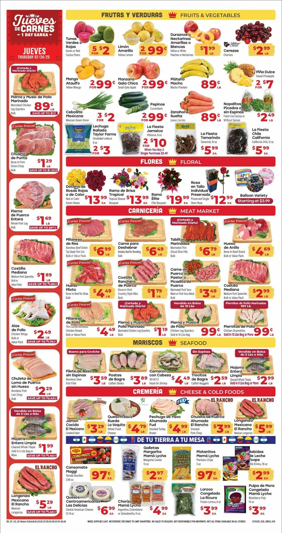 El Rancho Weekly Ad from July 23