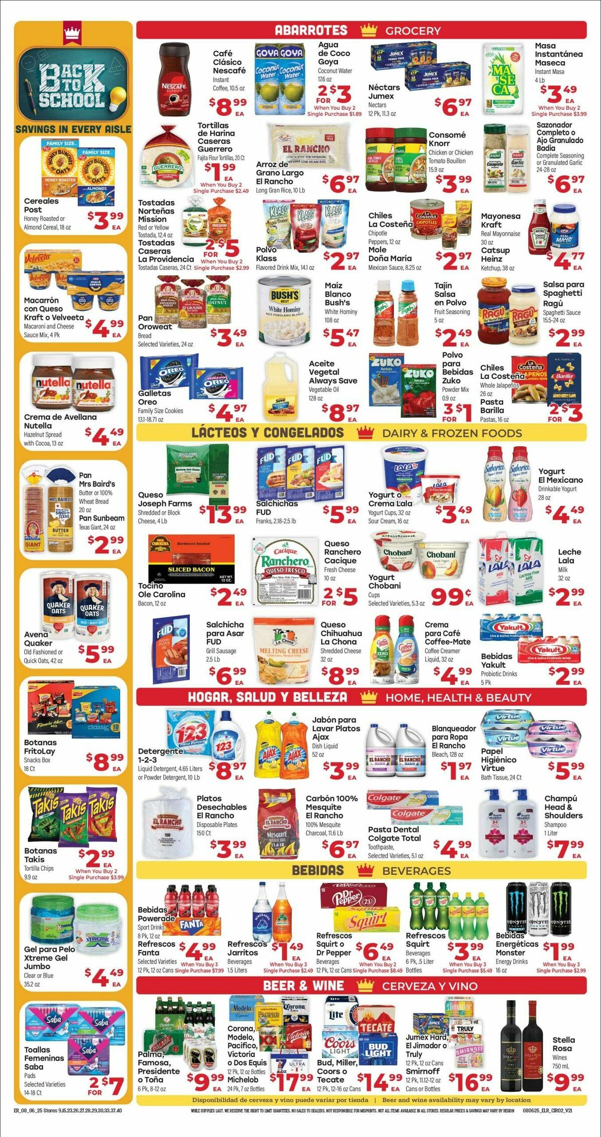 El Rancho Weekly Ad from August 6