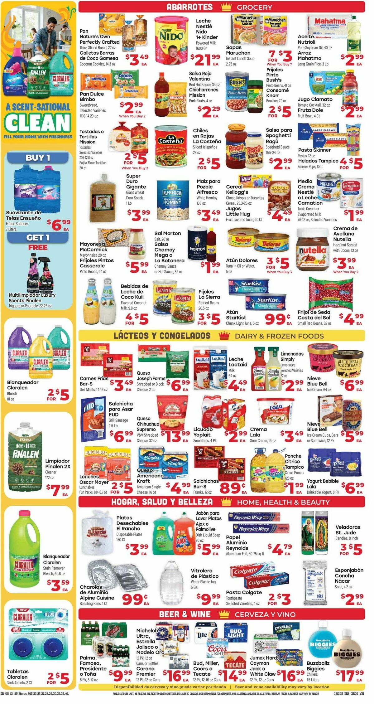 El Rancho Weekly Ad from August 13