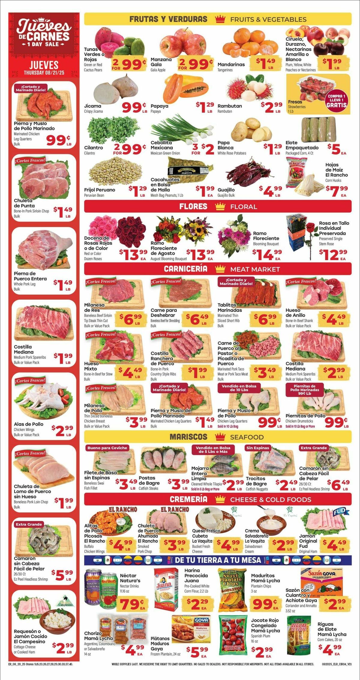 El Rancho Weekly Ad from August 20