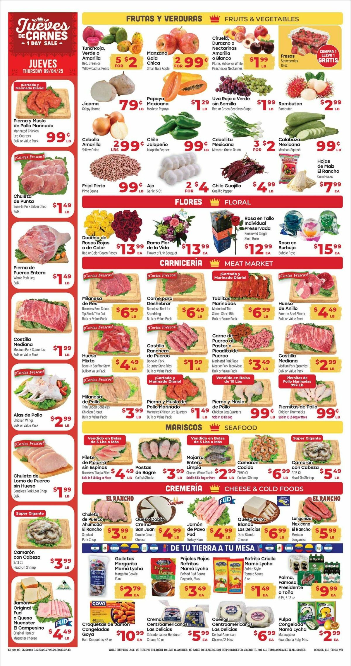 El Rancho Weekly Ad from September 3
