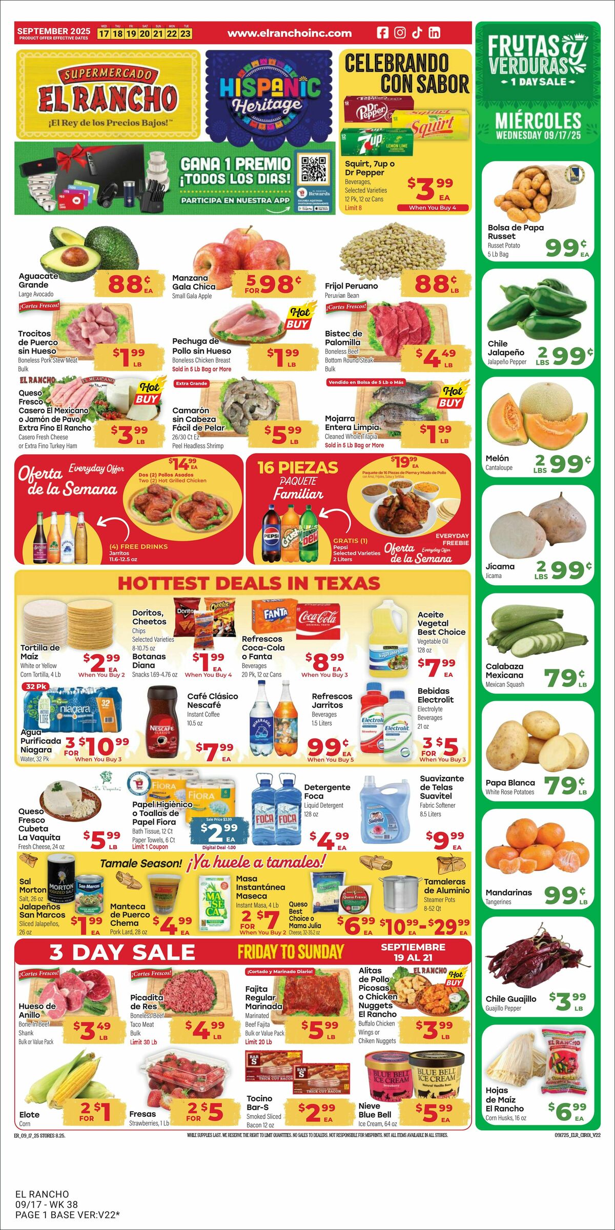 El Rancho Weekly Ad from September 24