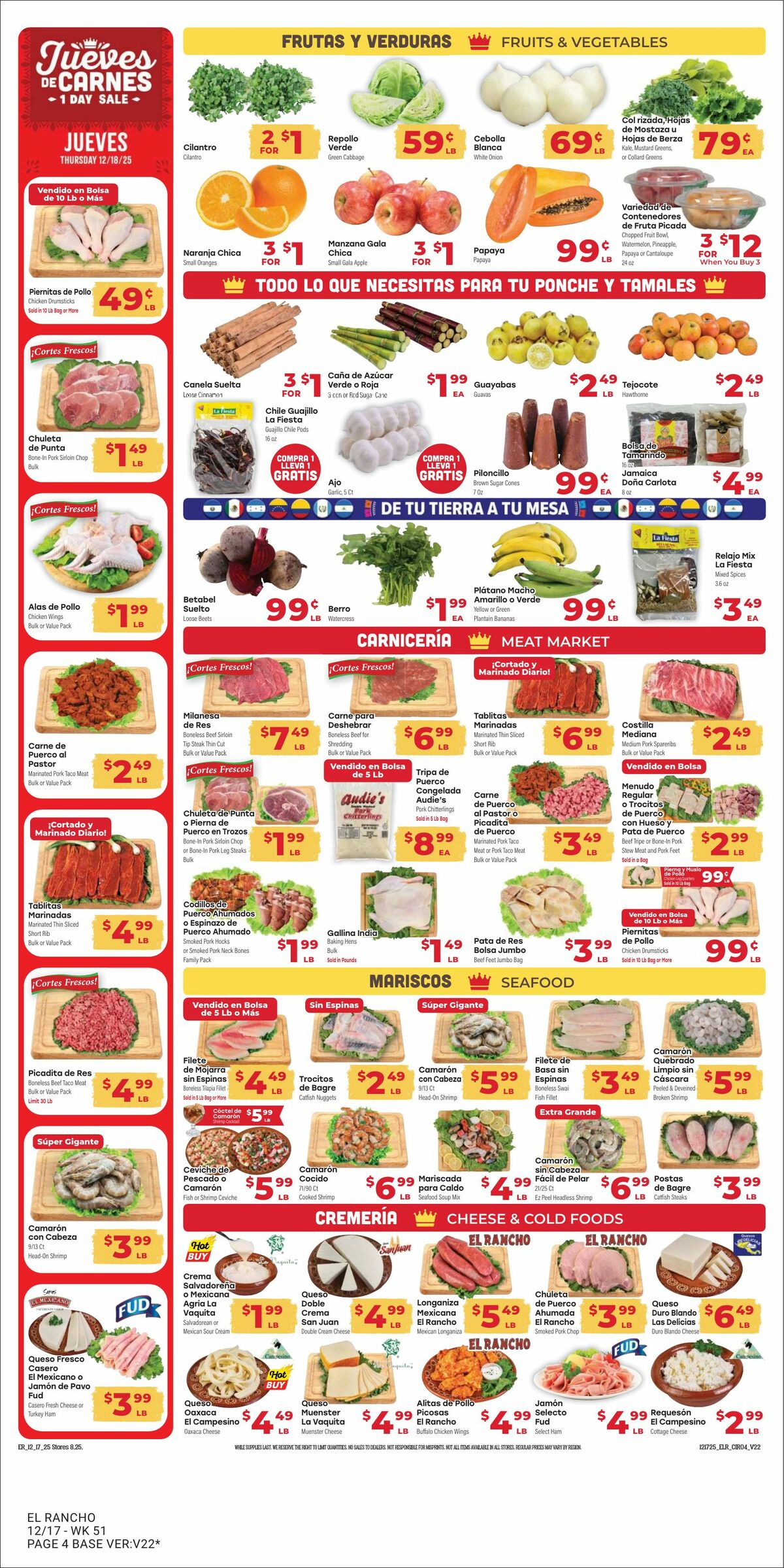 El Rancho Weekly Ad from December 17