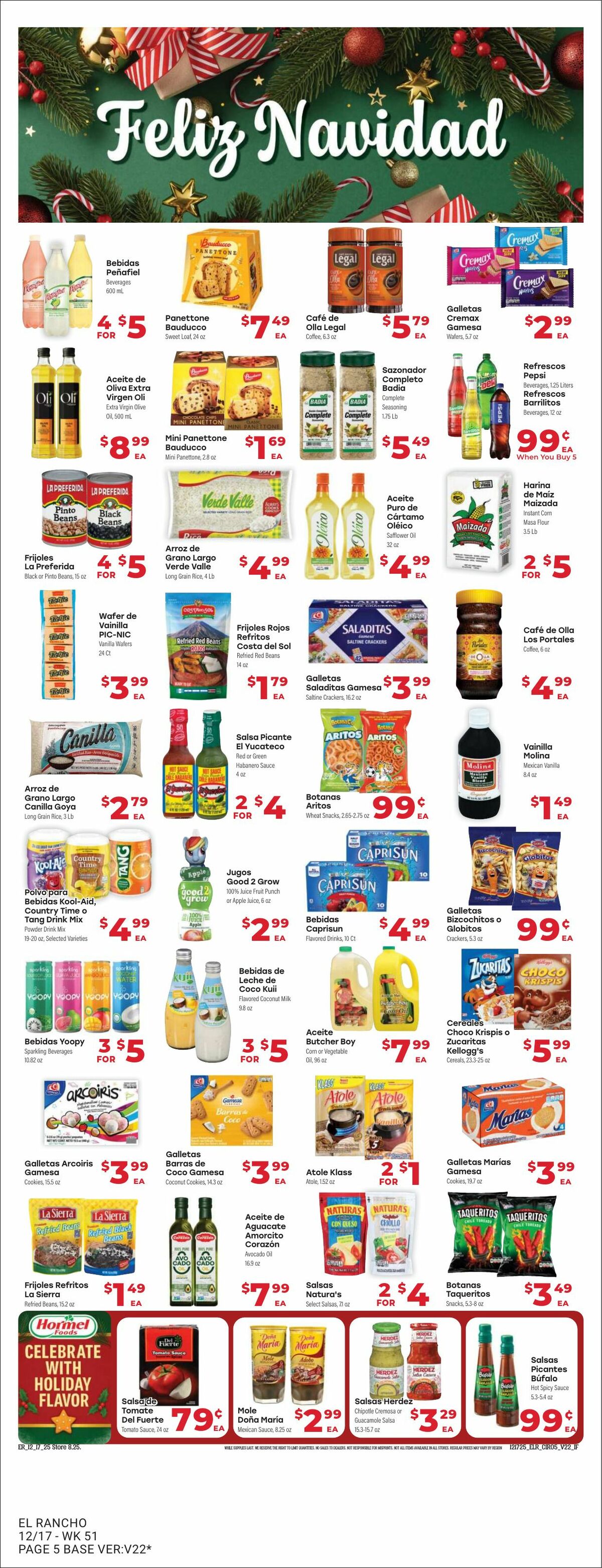 El Rancho Weekly Ad from December 17