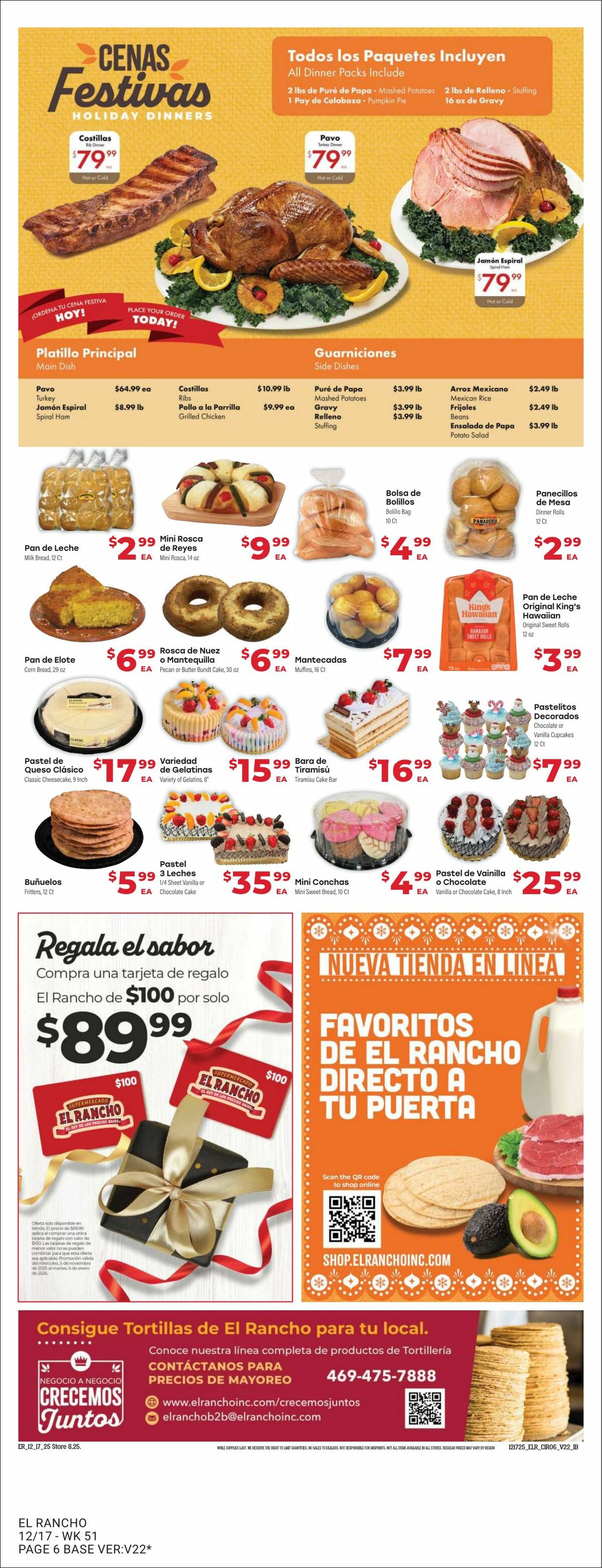 El Rancho Weekly Ad from December 17