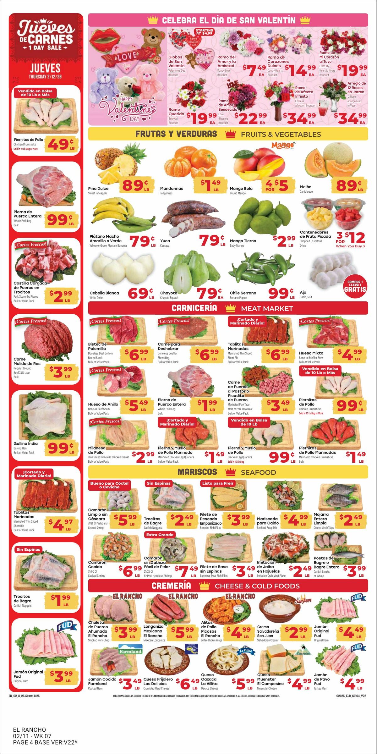 El Rancho Weekly Ad from February 11