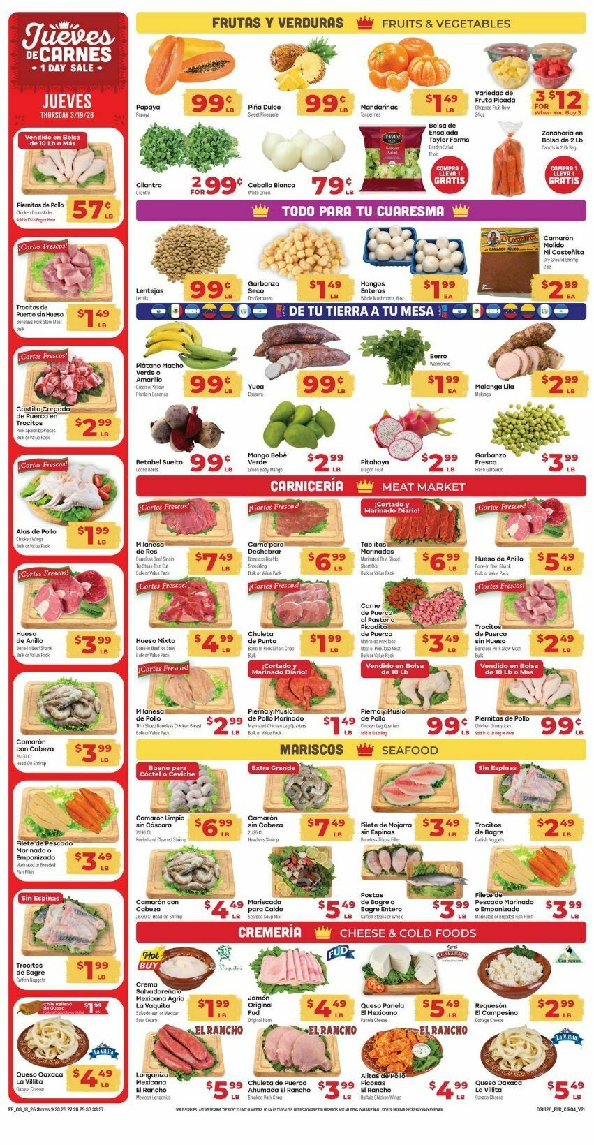 El Rancho Weekly Ad from March 18