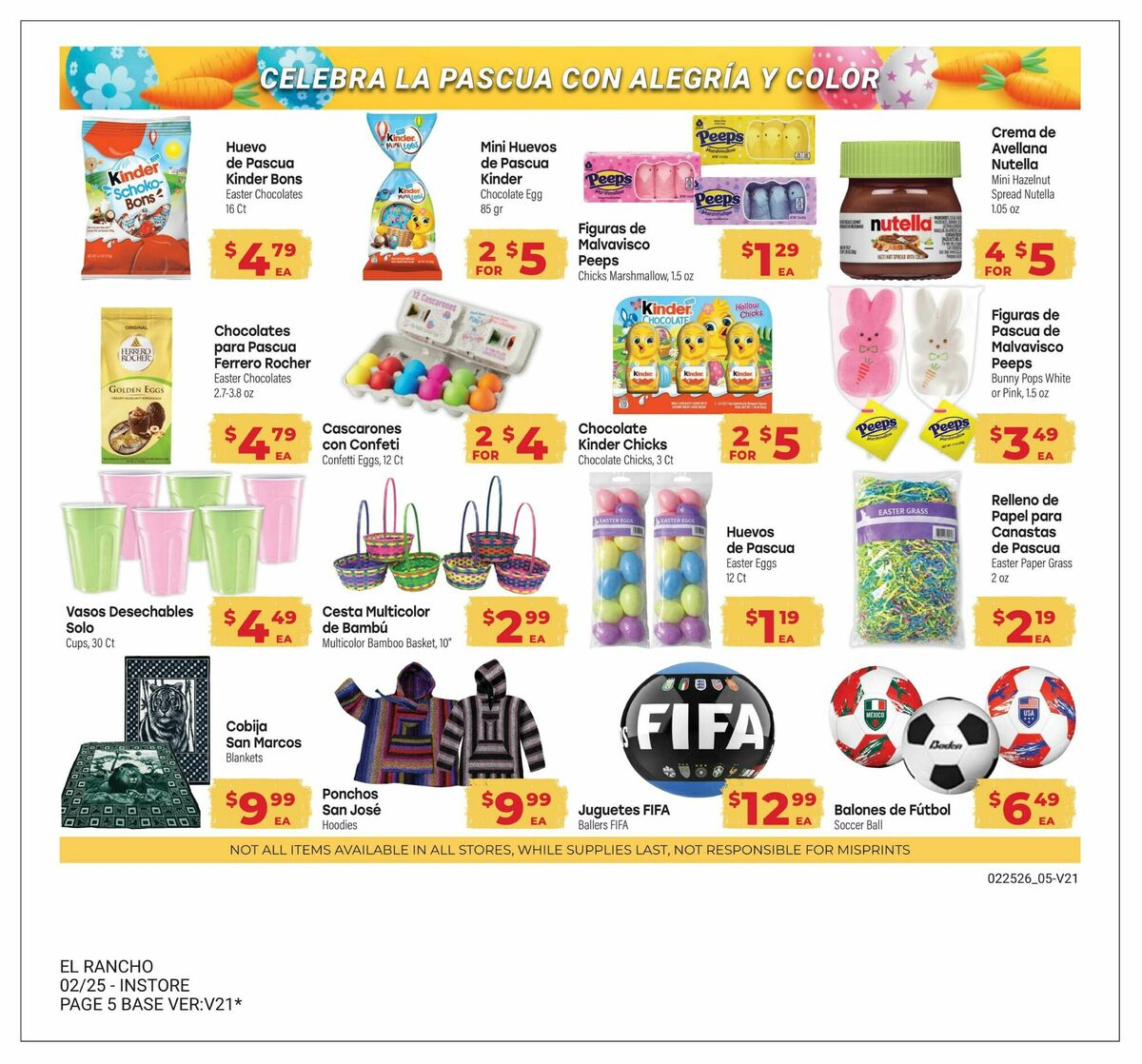 El Rancho Monthly Savings Guide Weekly Ad from March 3