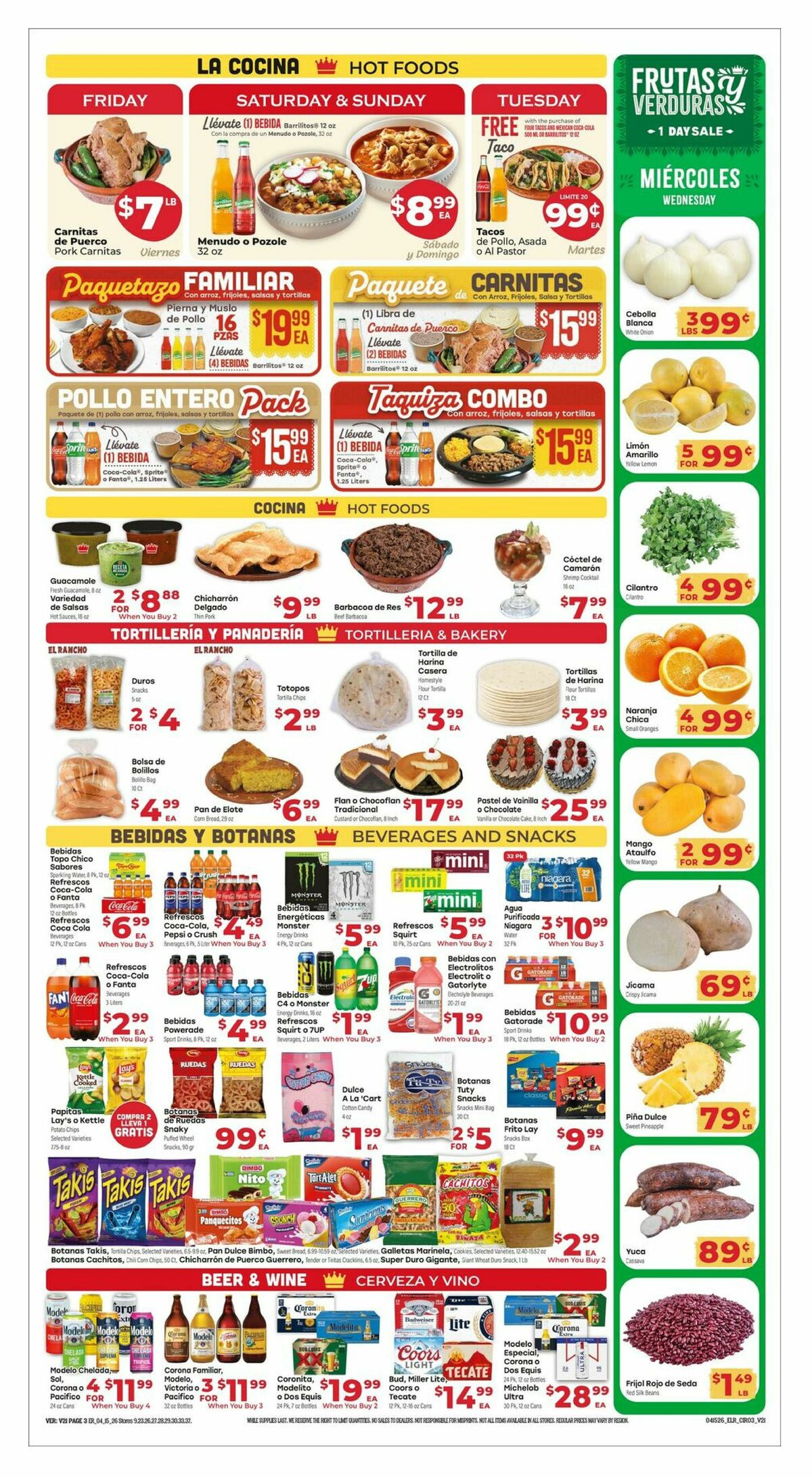 El Rancho Weekly Ad from April 15