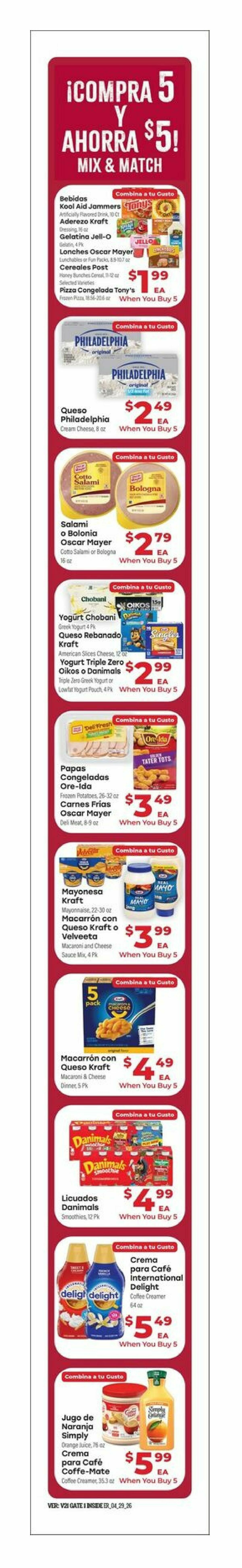 El Rancho Weekly Ad from April 29