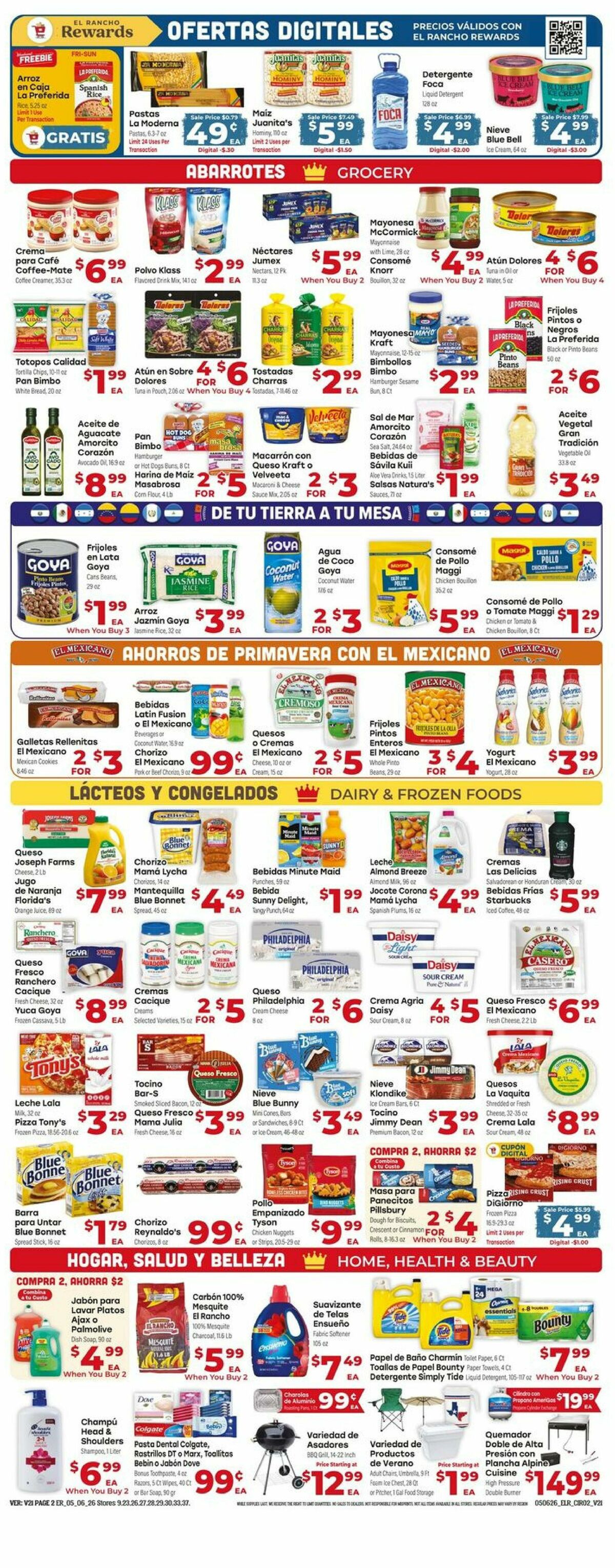 El Rancho Weekly Ad from May 6