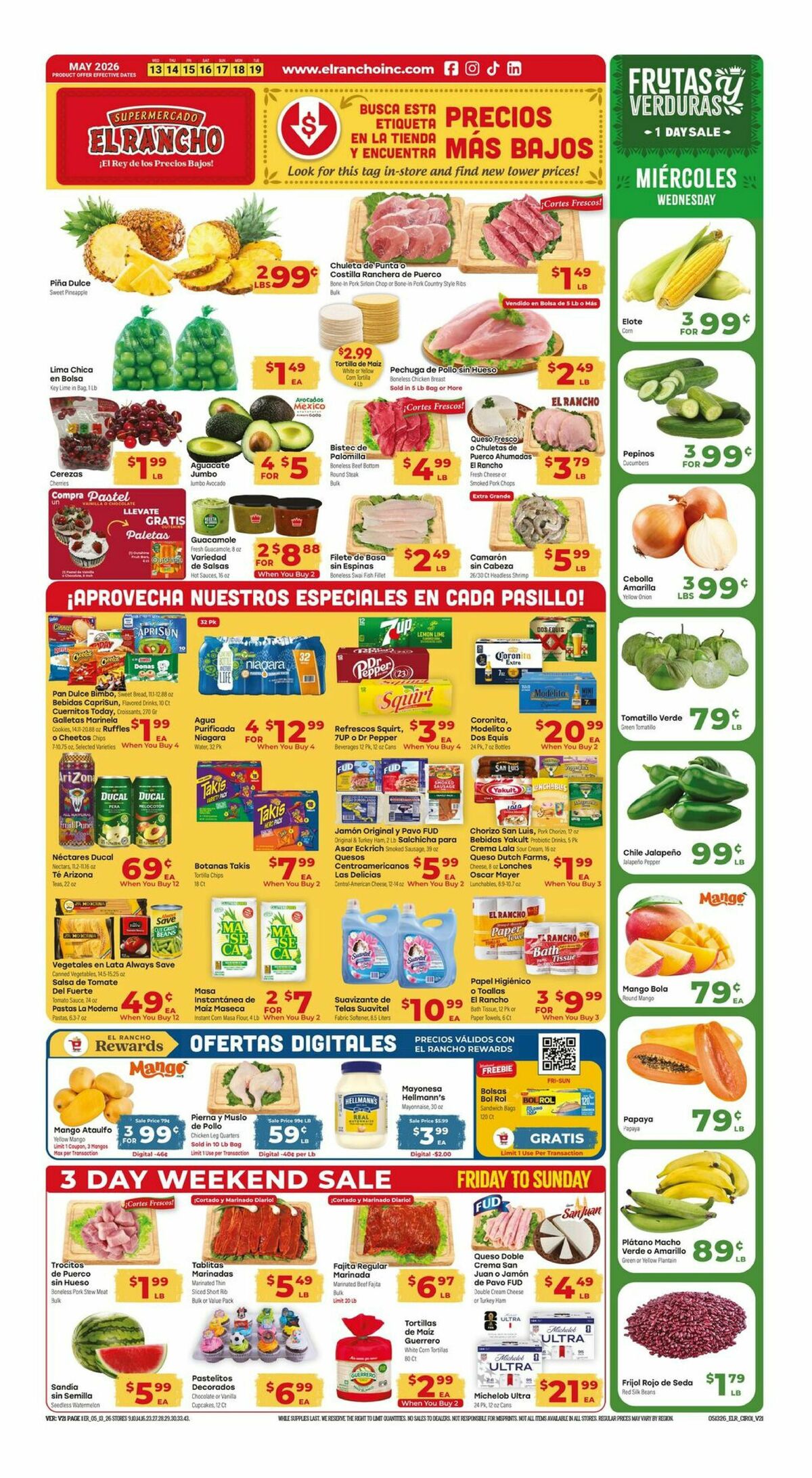 El Rancho Weekly Ad from May 13