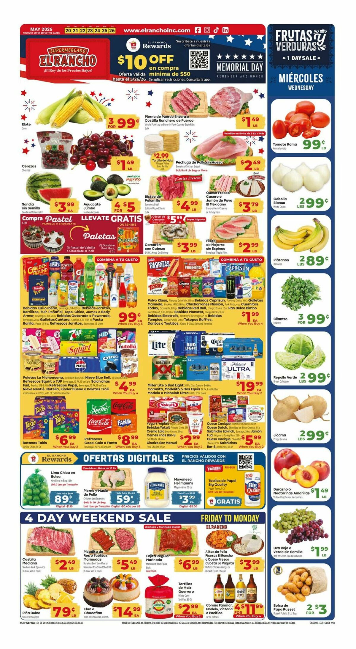 El Rancho Weekly Ad from May 20