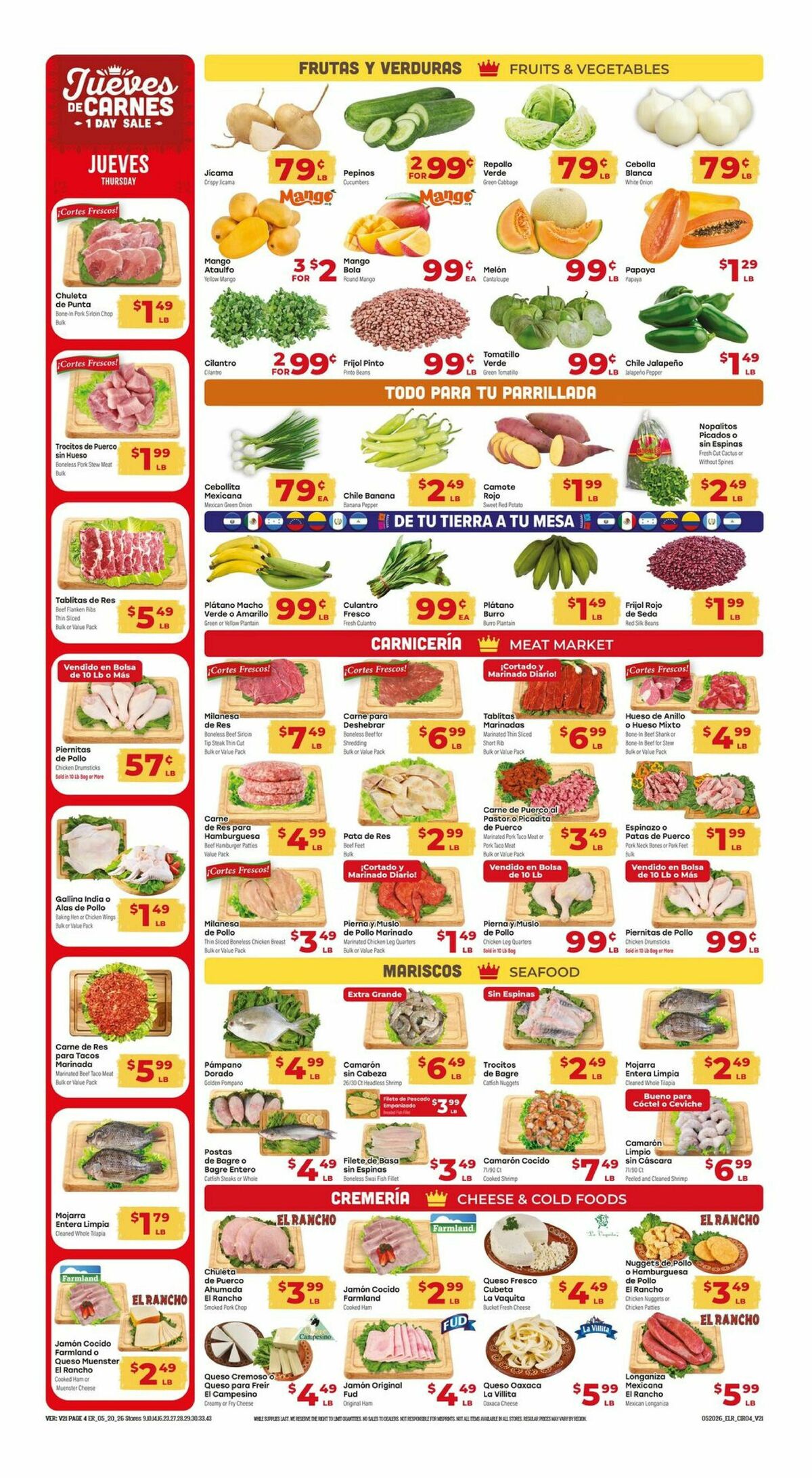 El Rancho Weekly Ad from May 20