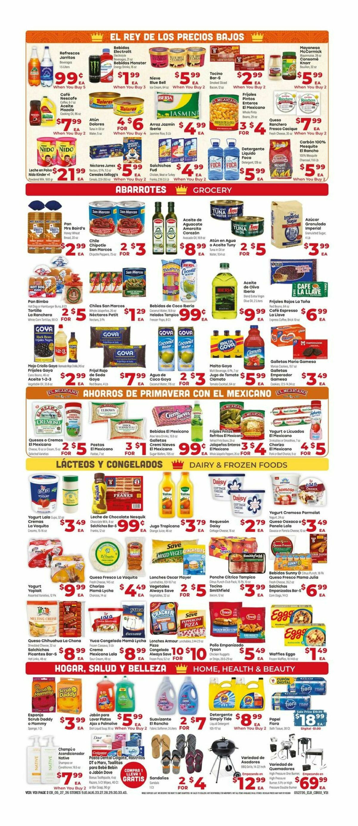 El Rancho Weekly Ad from May 27