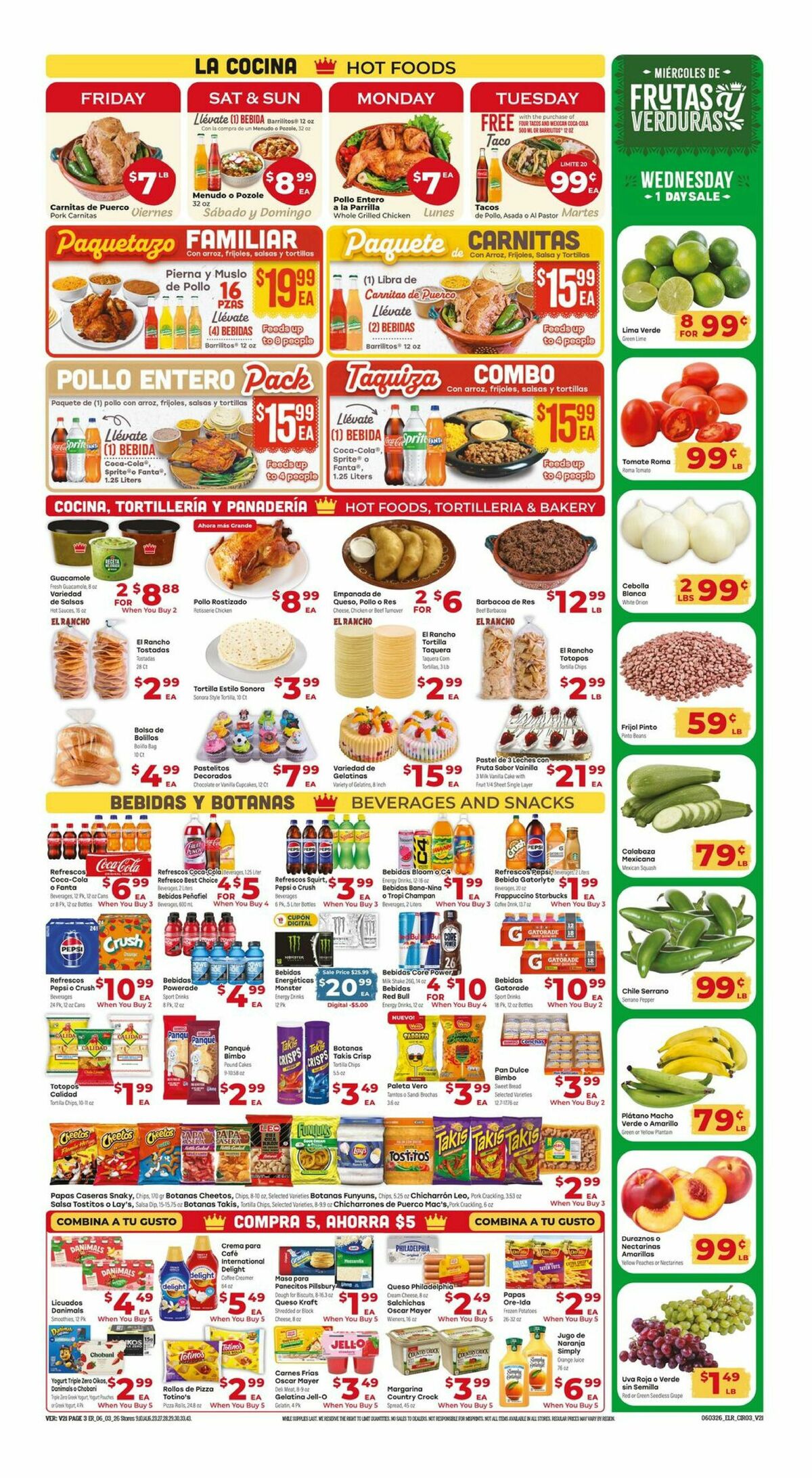 El Rancho Weekly Ad from June 3