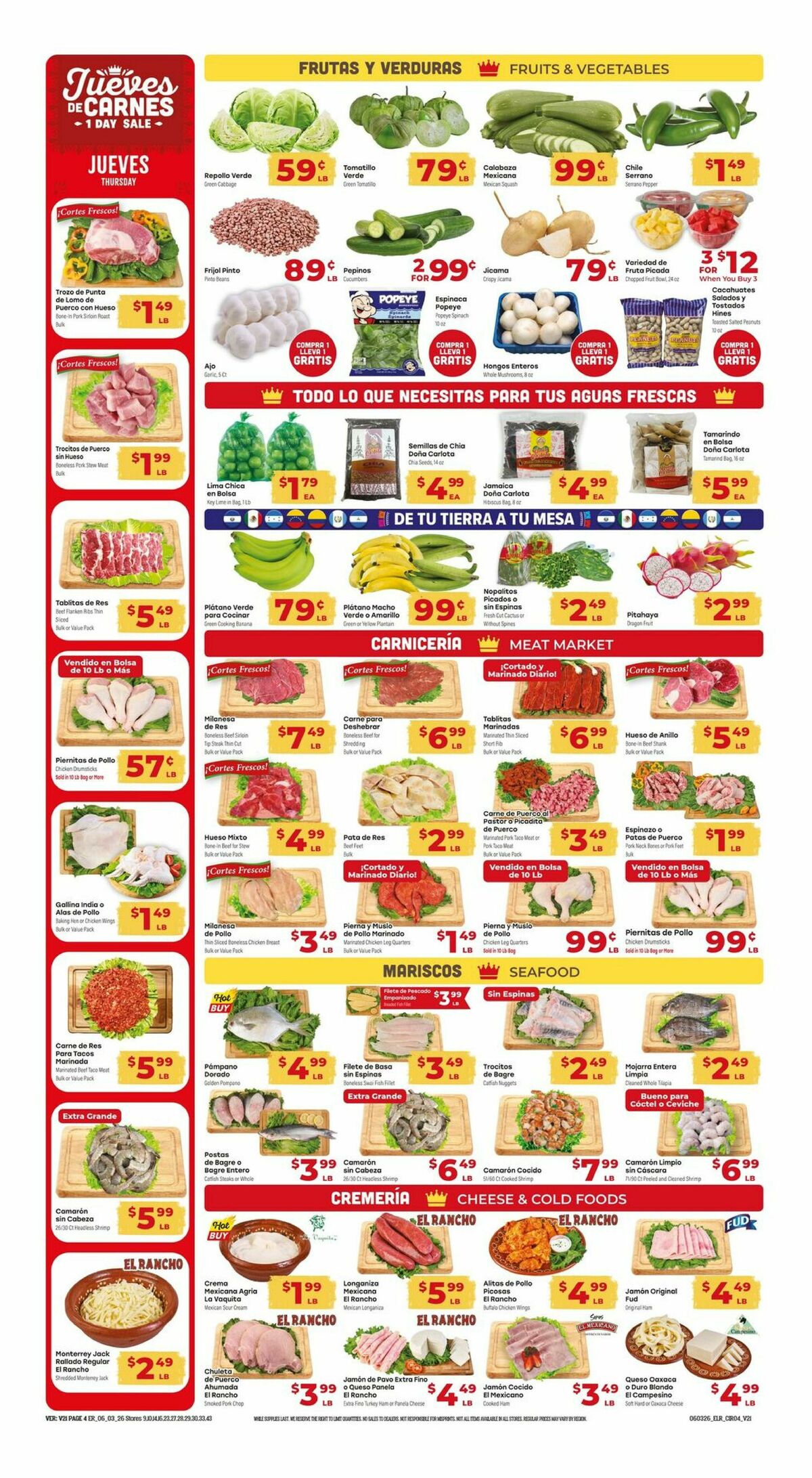 El Rancho Weekly Ad from June 3