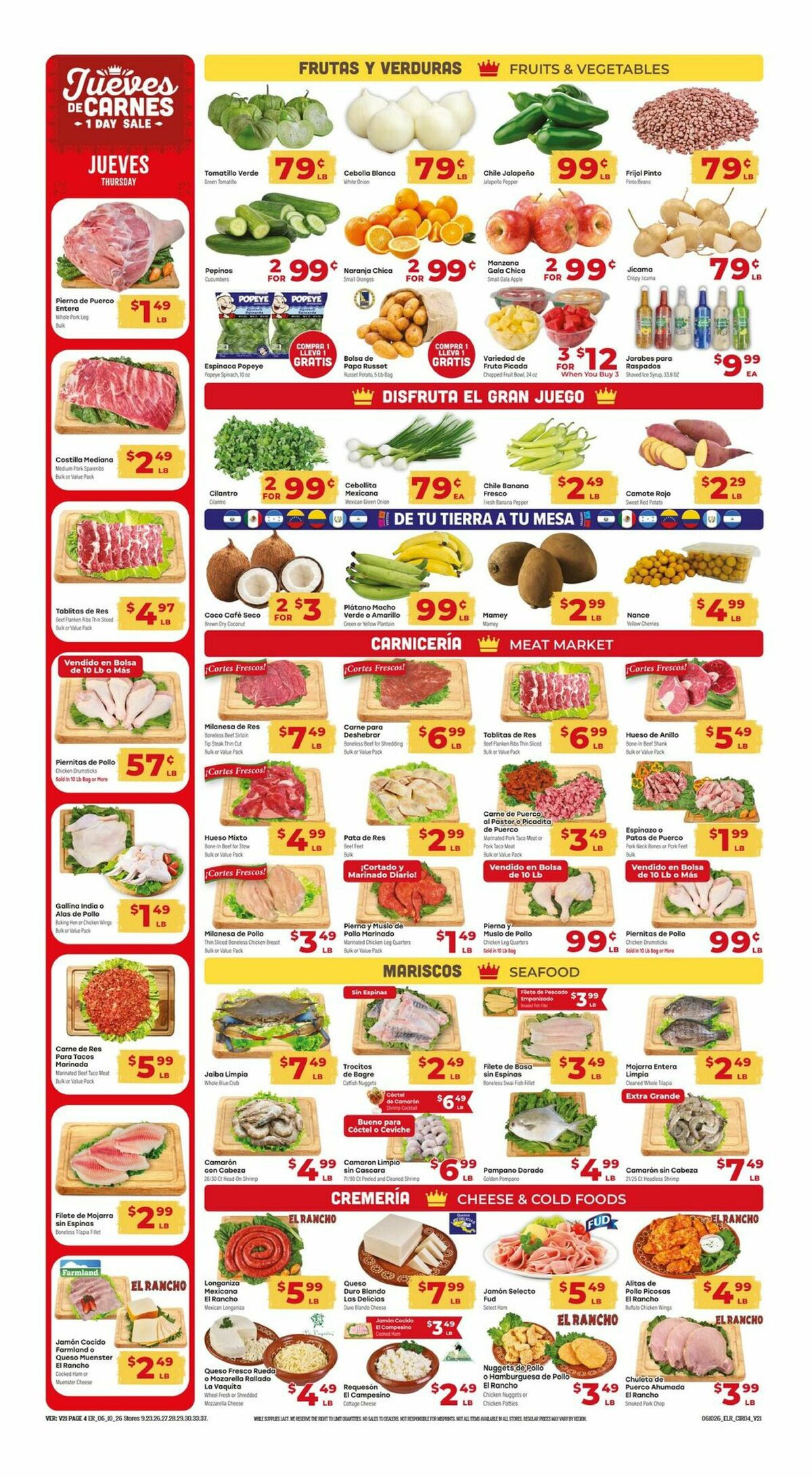 El Rancho Weekly Ad from June 10