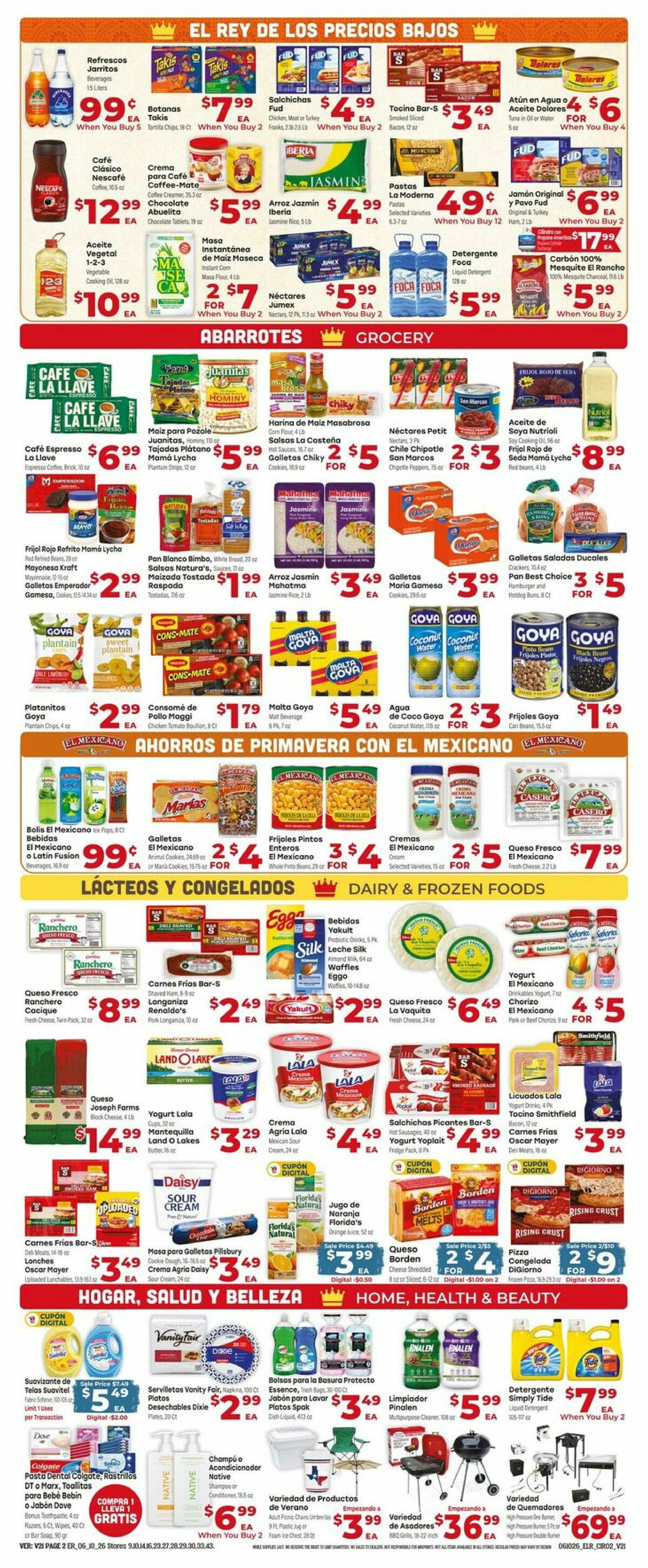 El Rancho Weekly Ad from June 10