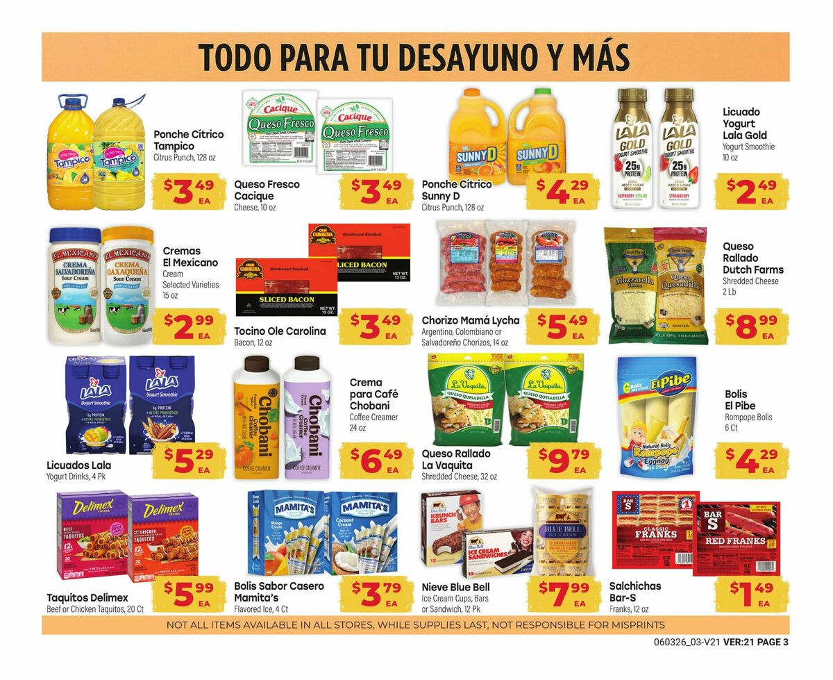 El Rancho Weekly Ad from June 3