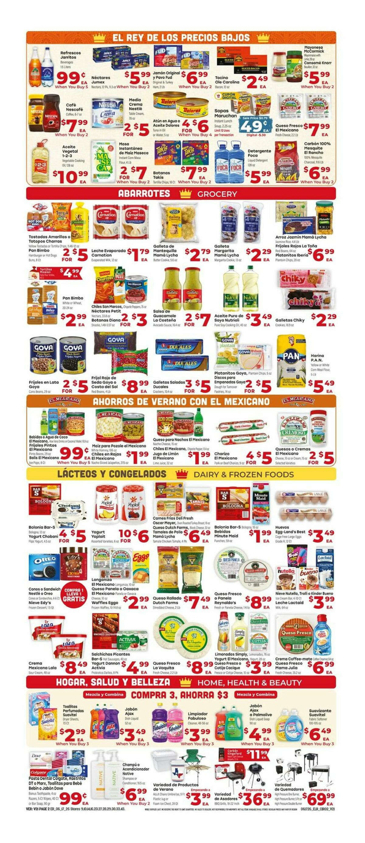 El Rancho Weekly Ad from June 17