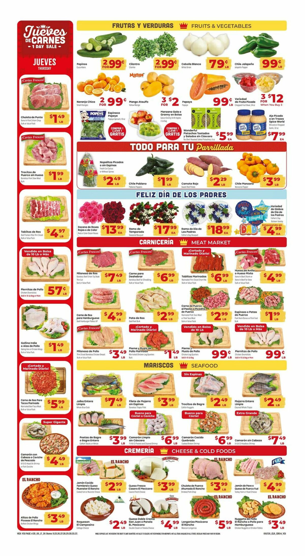 El Rancho Weekly Ad from June 17