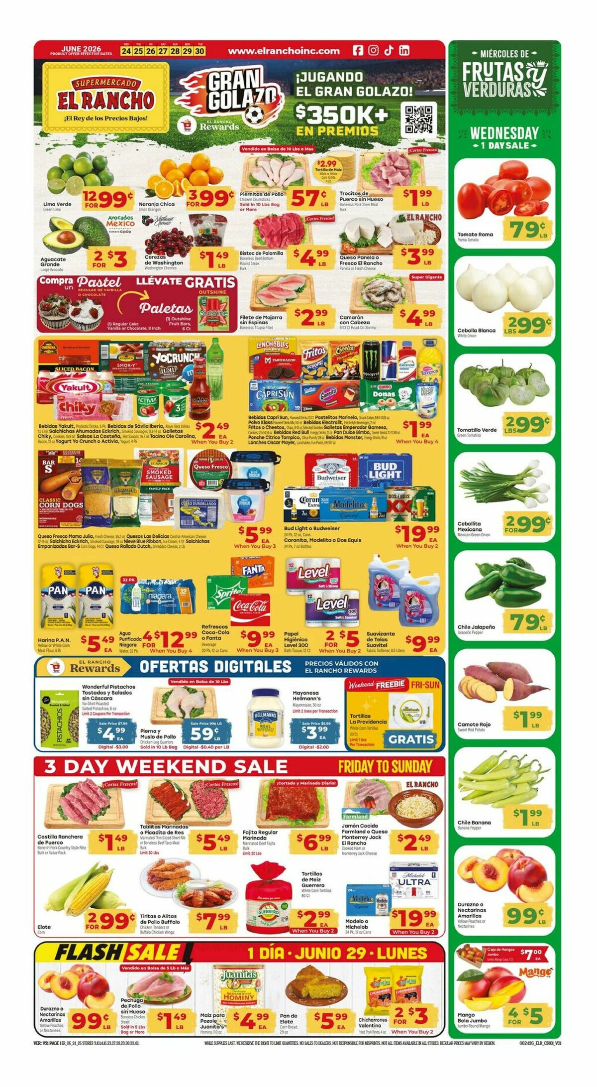 El Rancho Weekly Ad from June 24