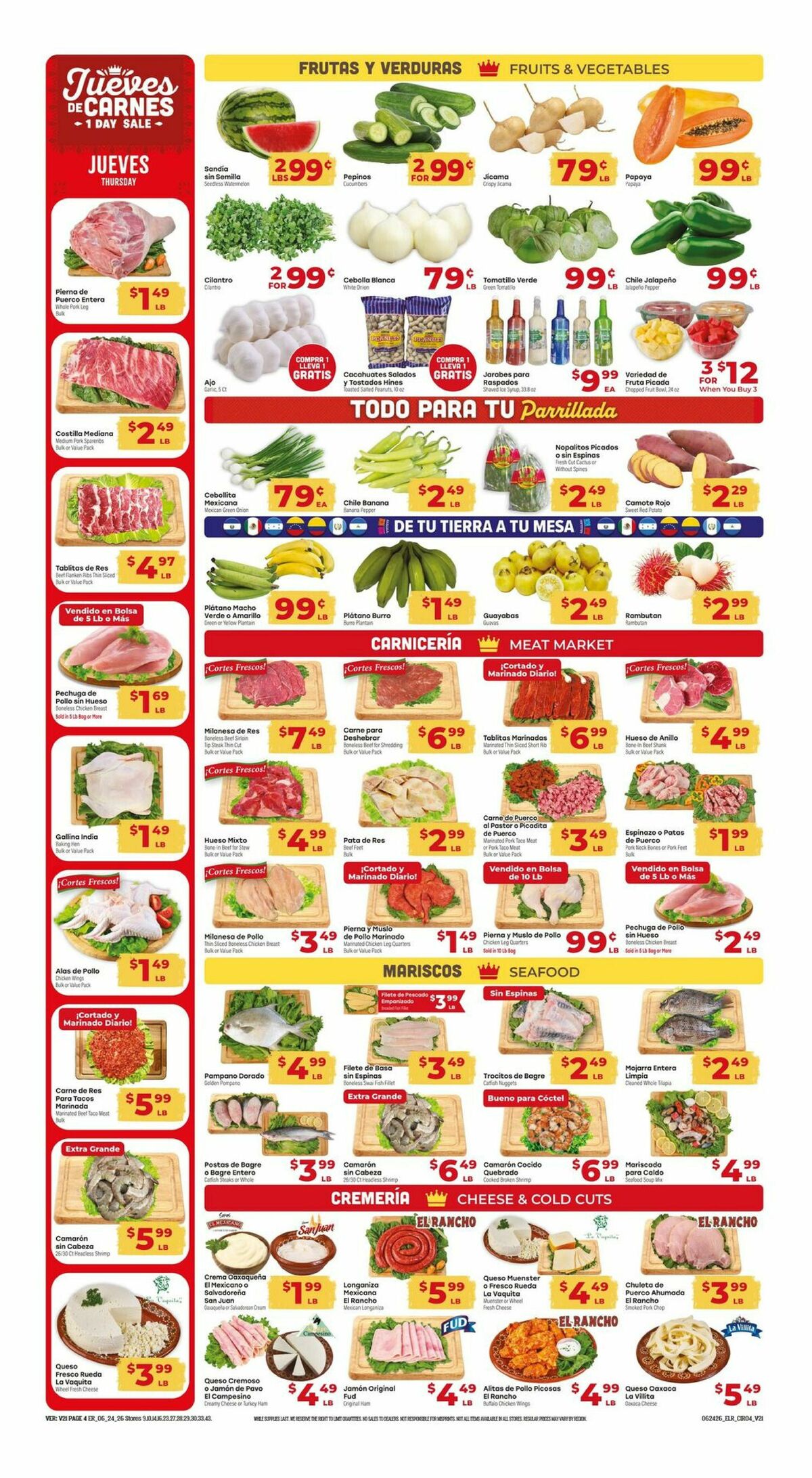 El Rancho Weekly Ad from June 24