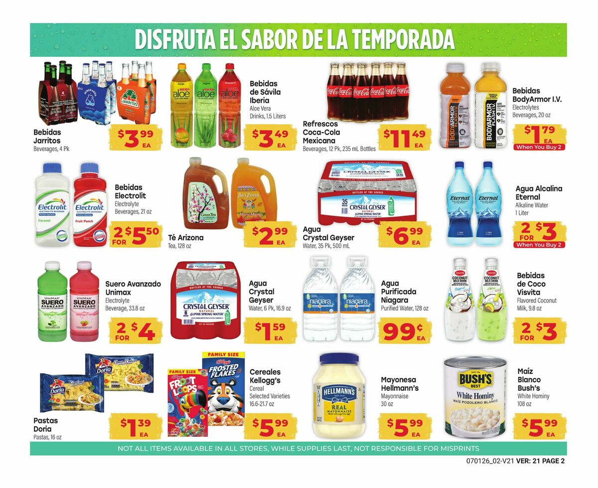 El Rancho Weekly Ad from July 1