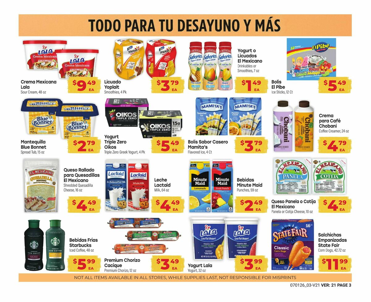El Rancho Weekly Ad from July 1