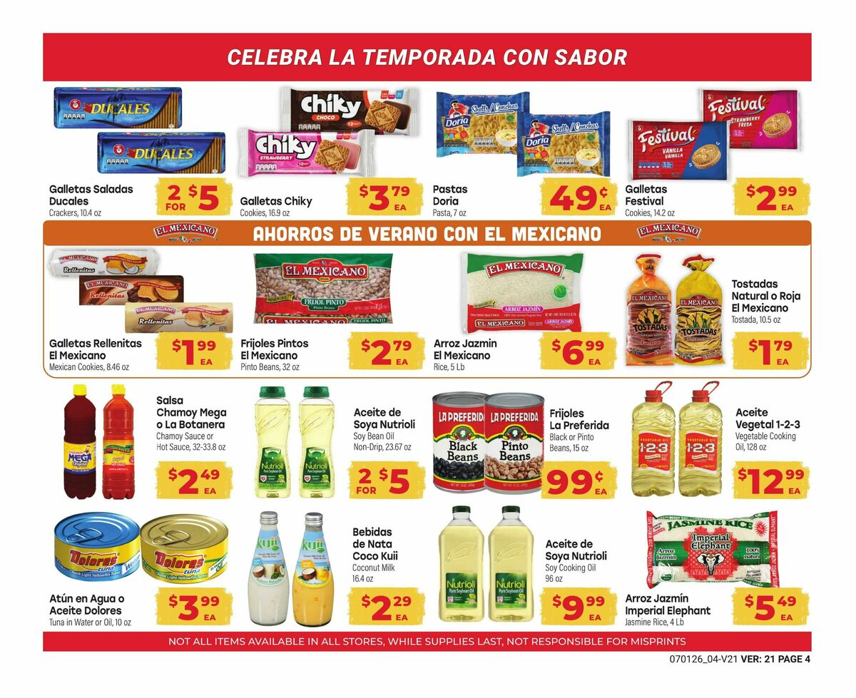 El Rancho Weekly Ad from July 1