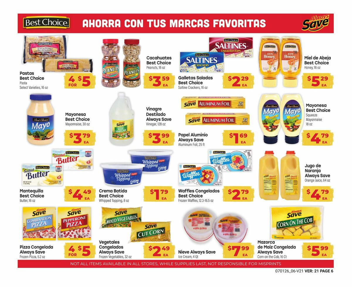 El Rancho Weekly Ad from July 1