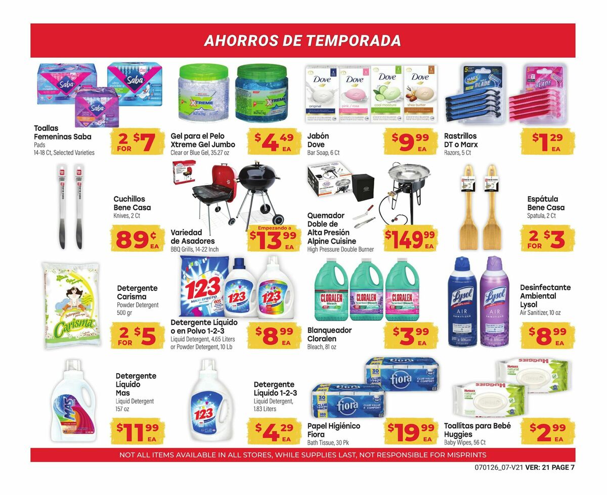 El Rancho Weekly Ad from July 1