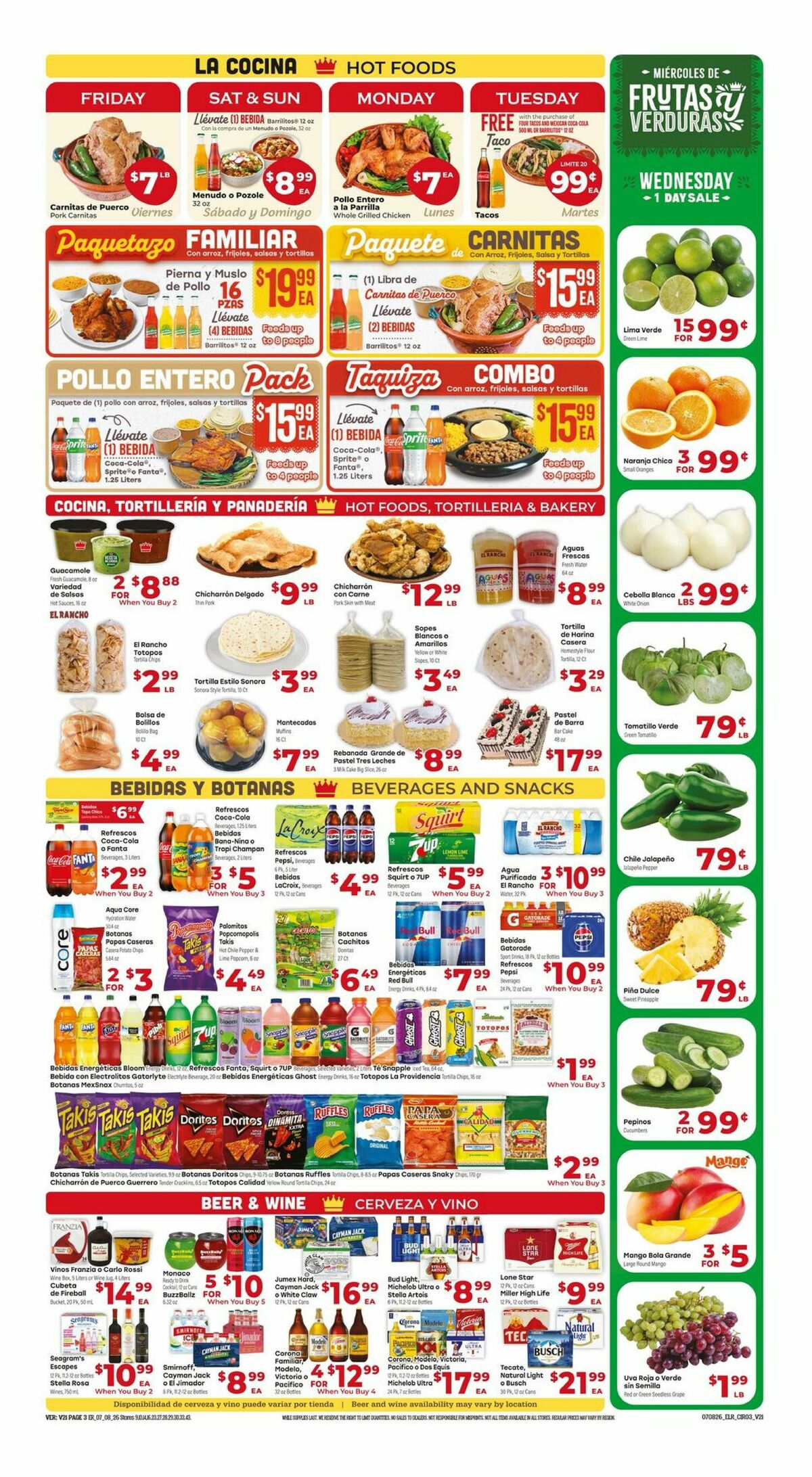 El Rancho Weekly Ad from July 8