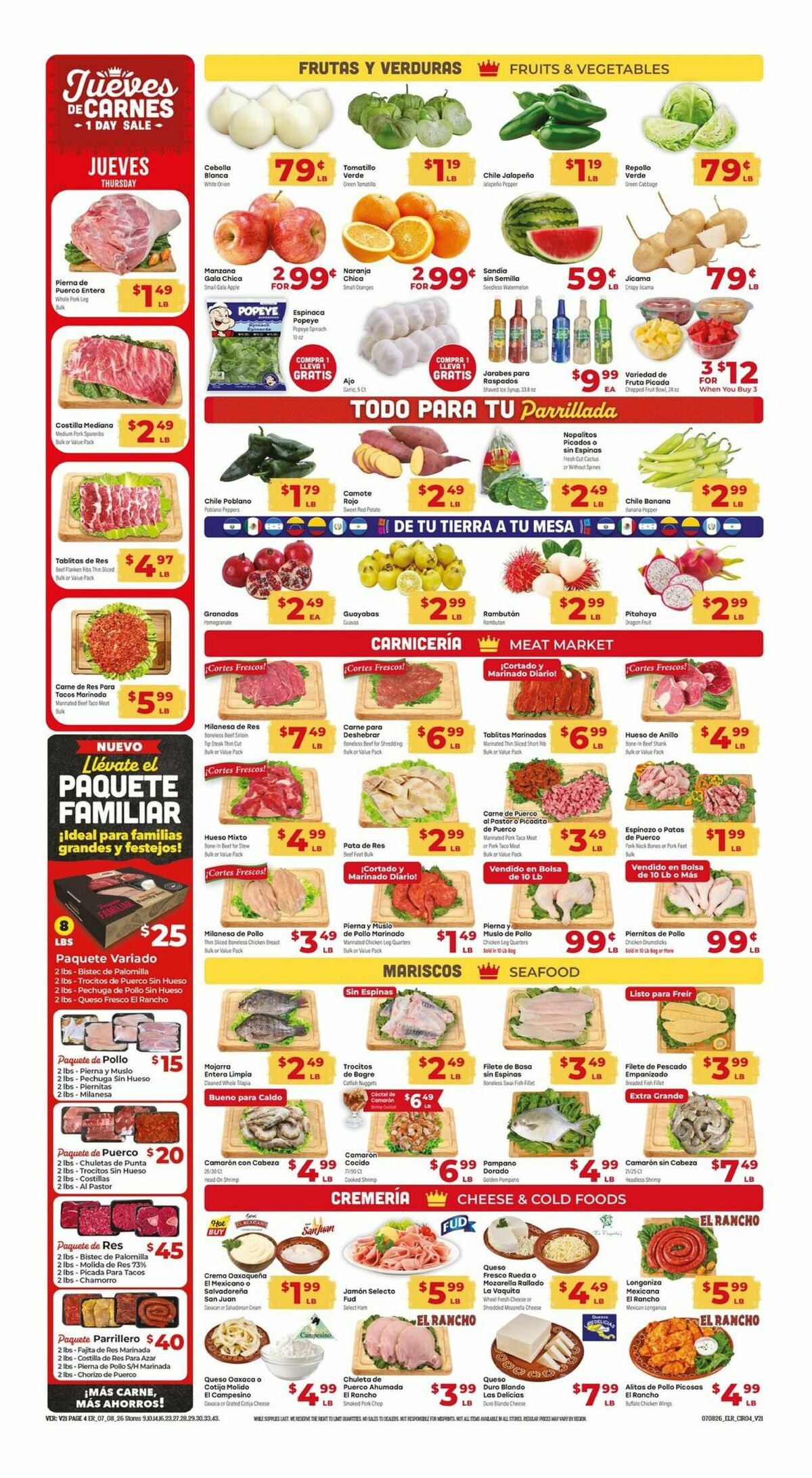El Rancho Weekly Ad from July 8