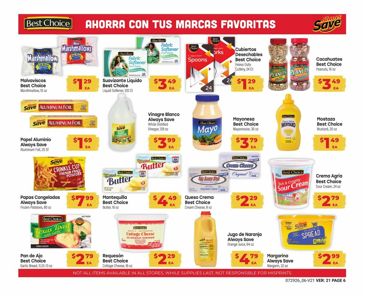 El Rancho Weekly Ad from July 29