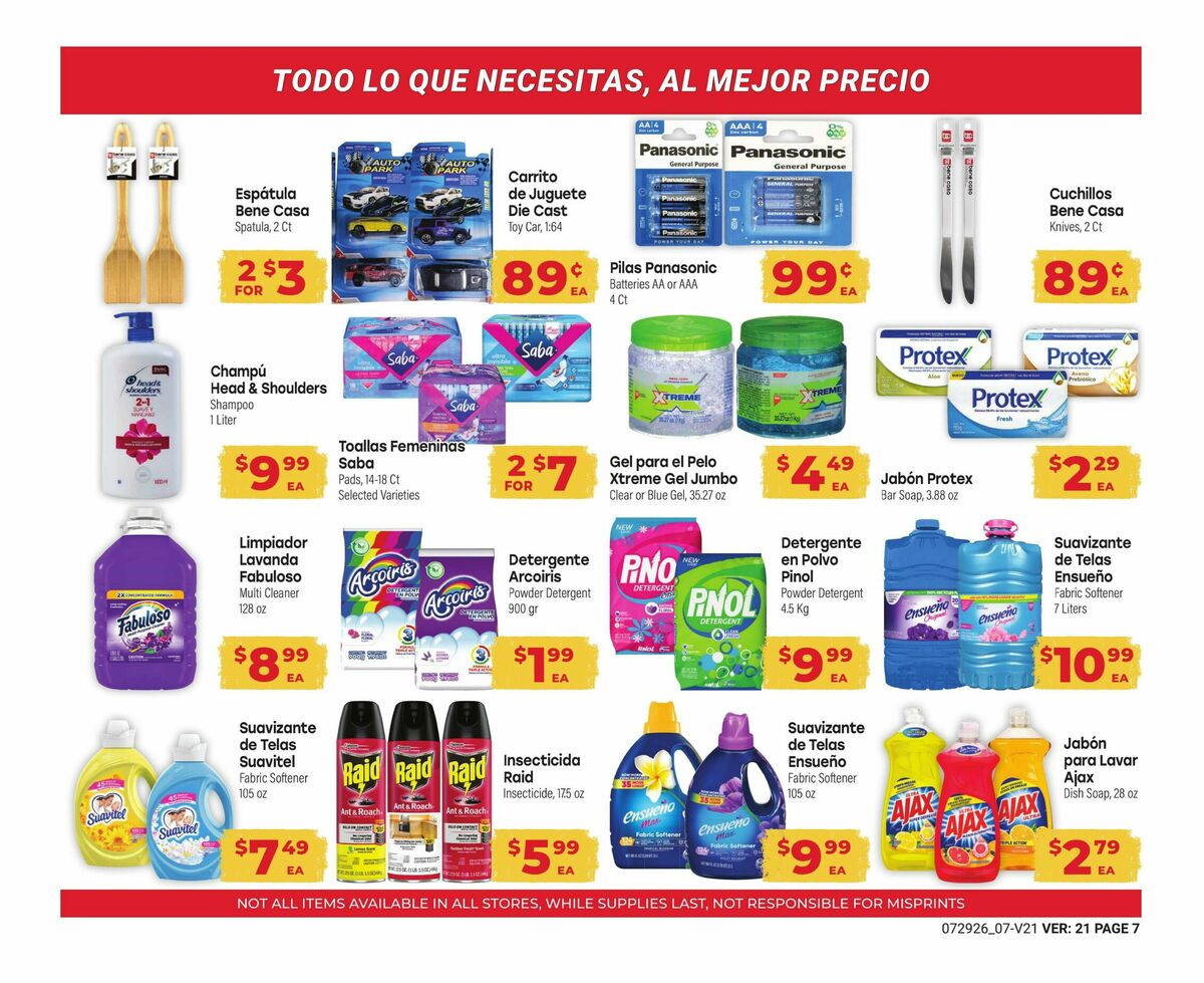 El Rancho Weekly Ad from July 29