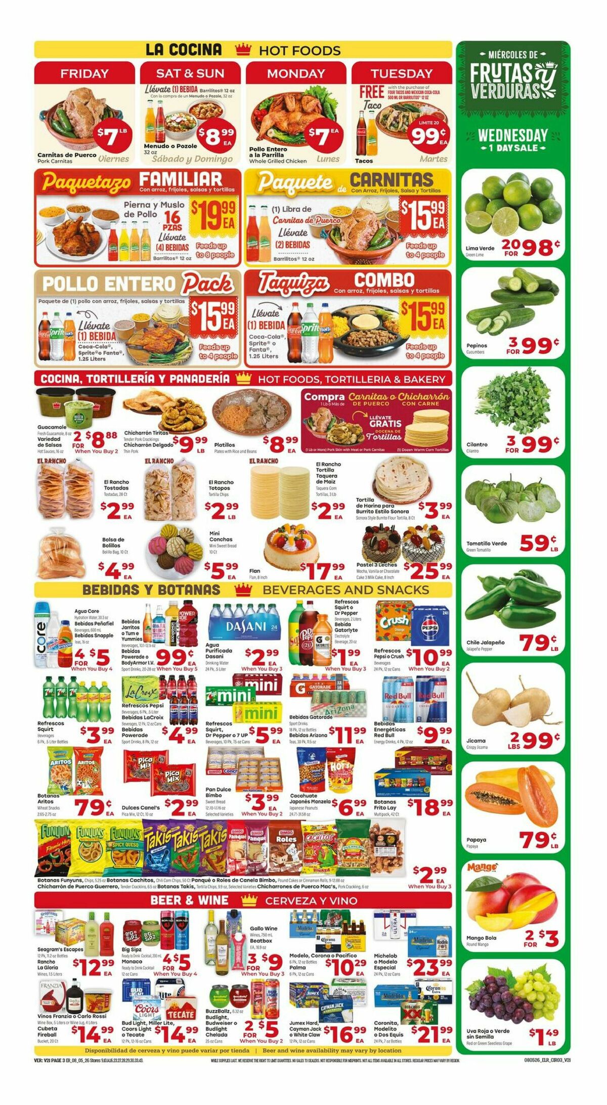 El Rancho Weekly Ad from August 5