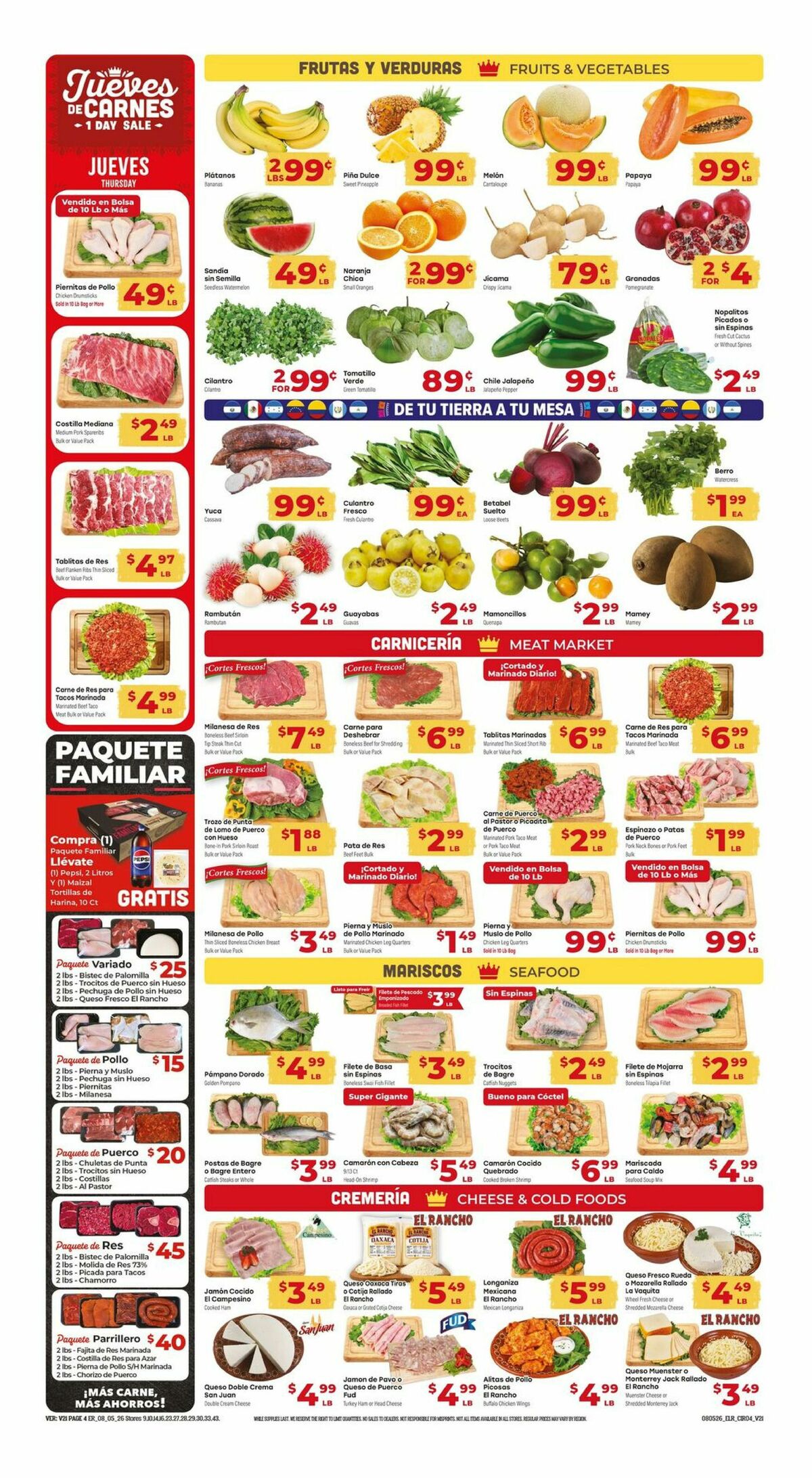 El Rancho Weekly Ad from August 5